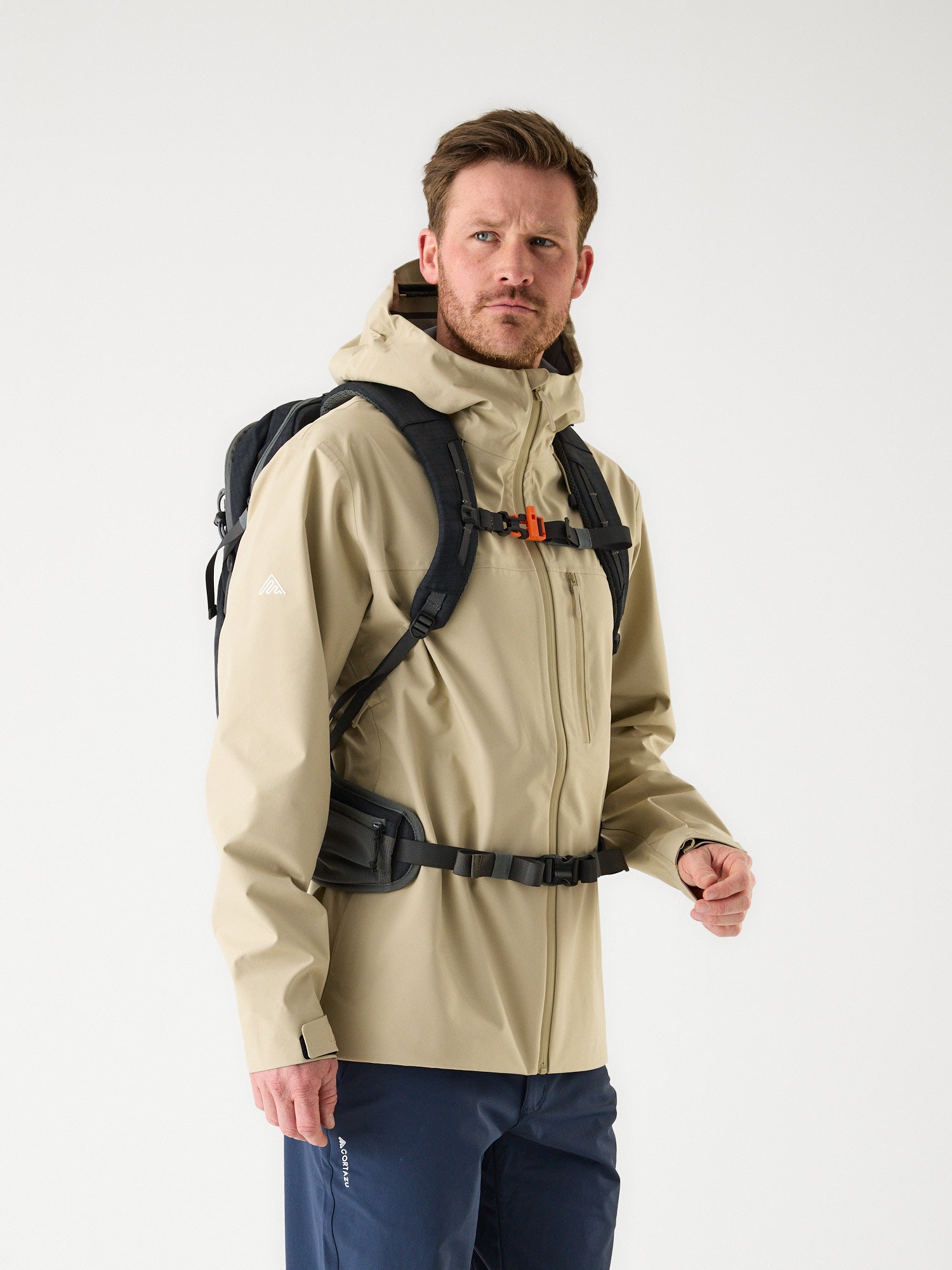 AR Hardshell Jas Beige | Heren