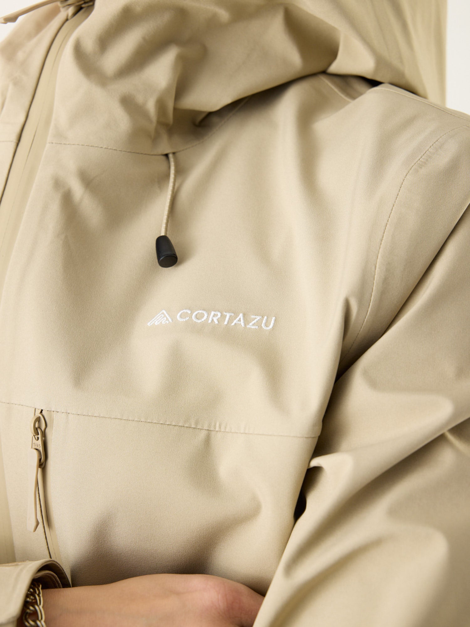 AR Hardshell Jack Beige | Dames