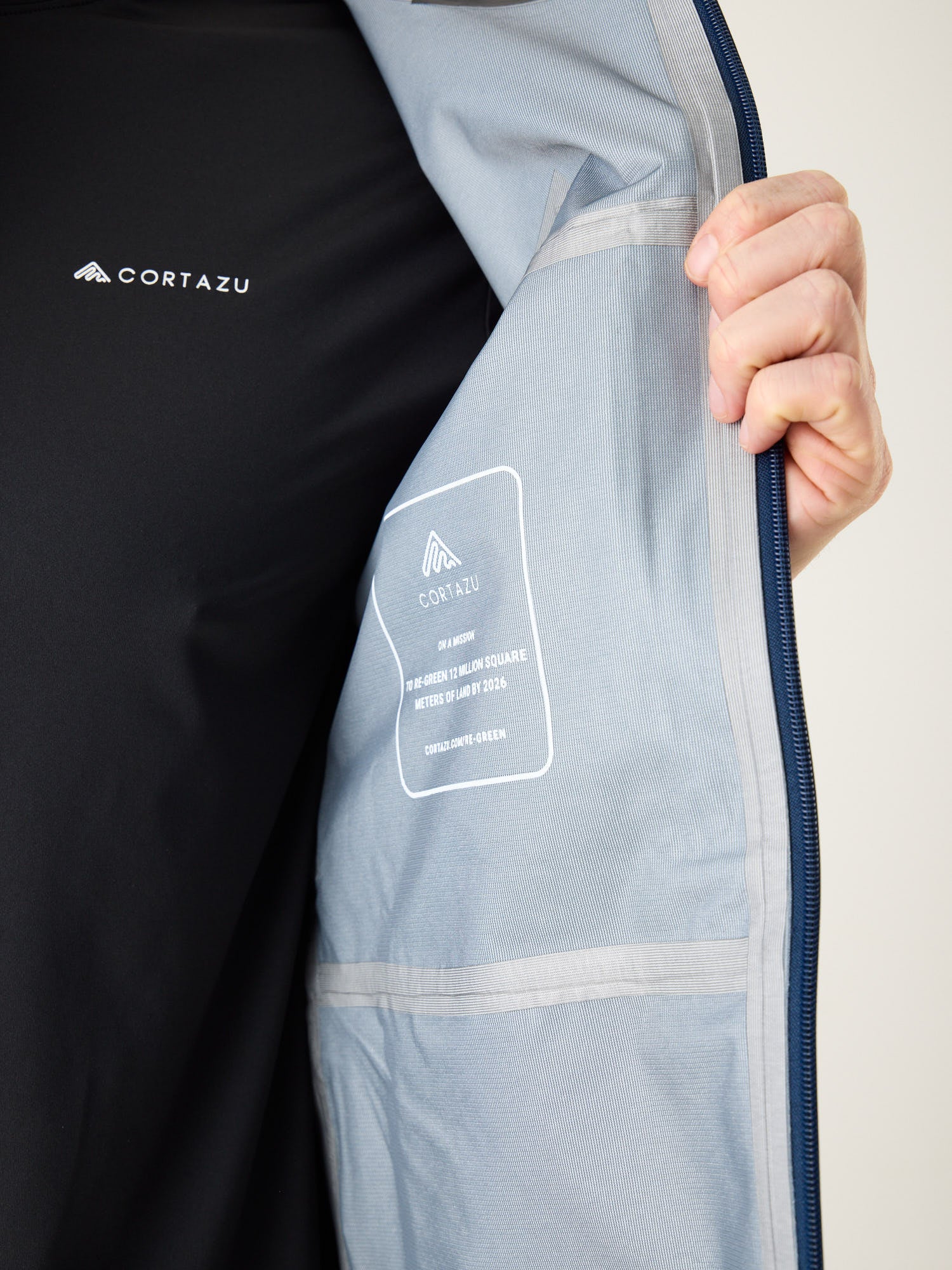 AR Hardshell Jack Donkerblauw | Heren 