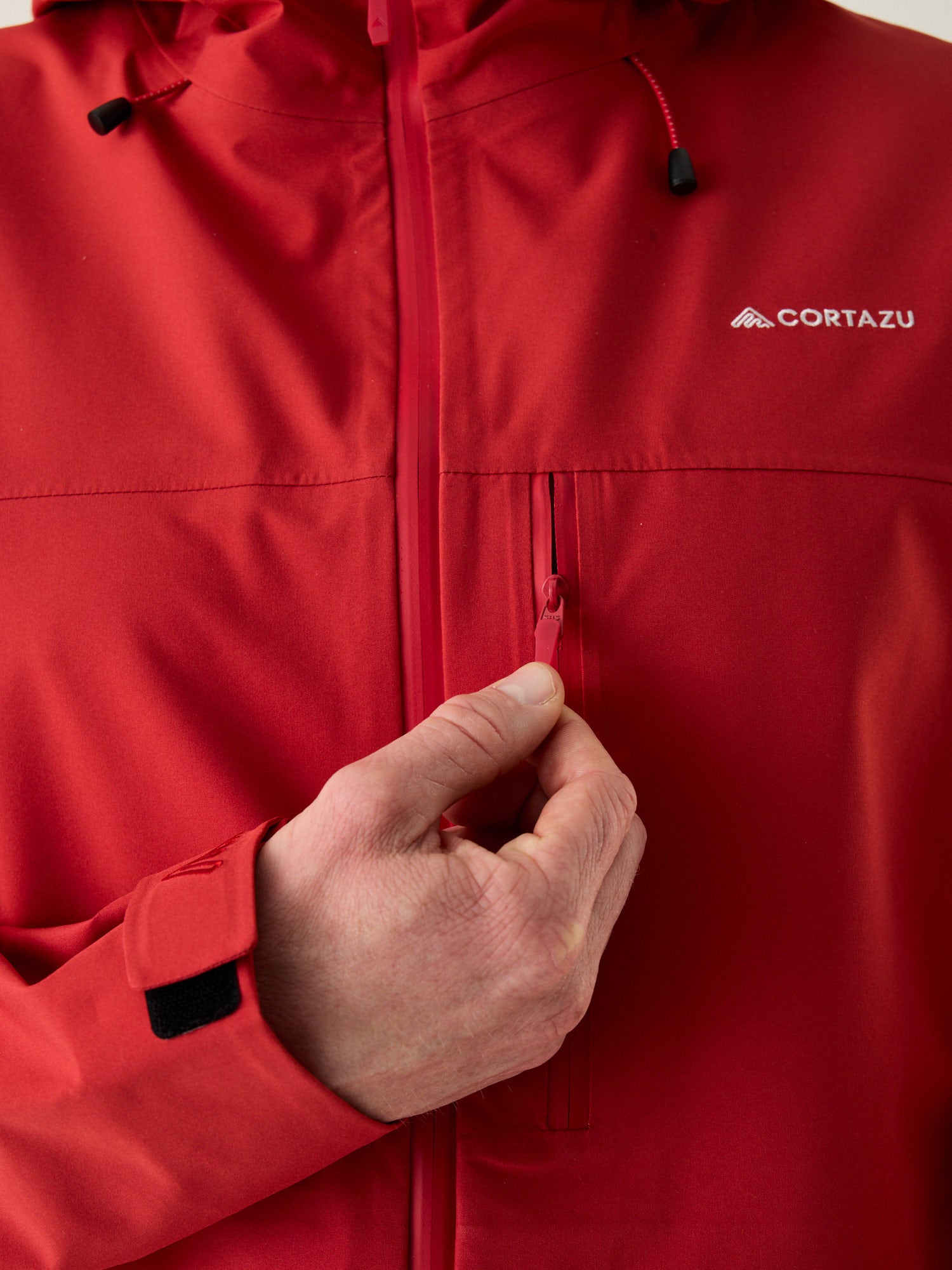 AR Hardshell Jacket Red | Men