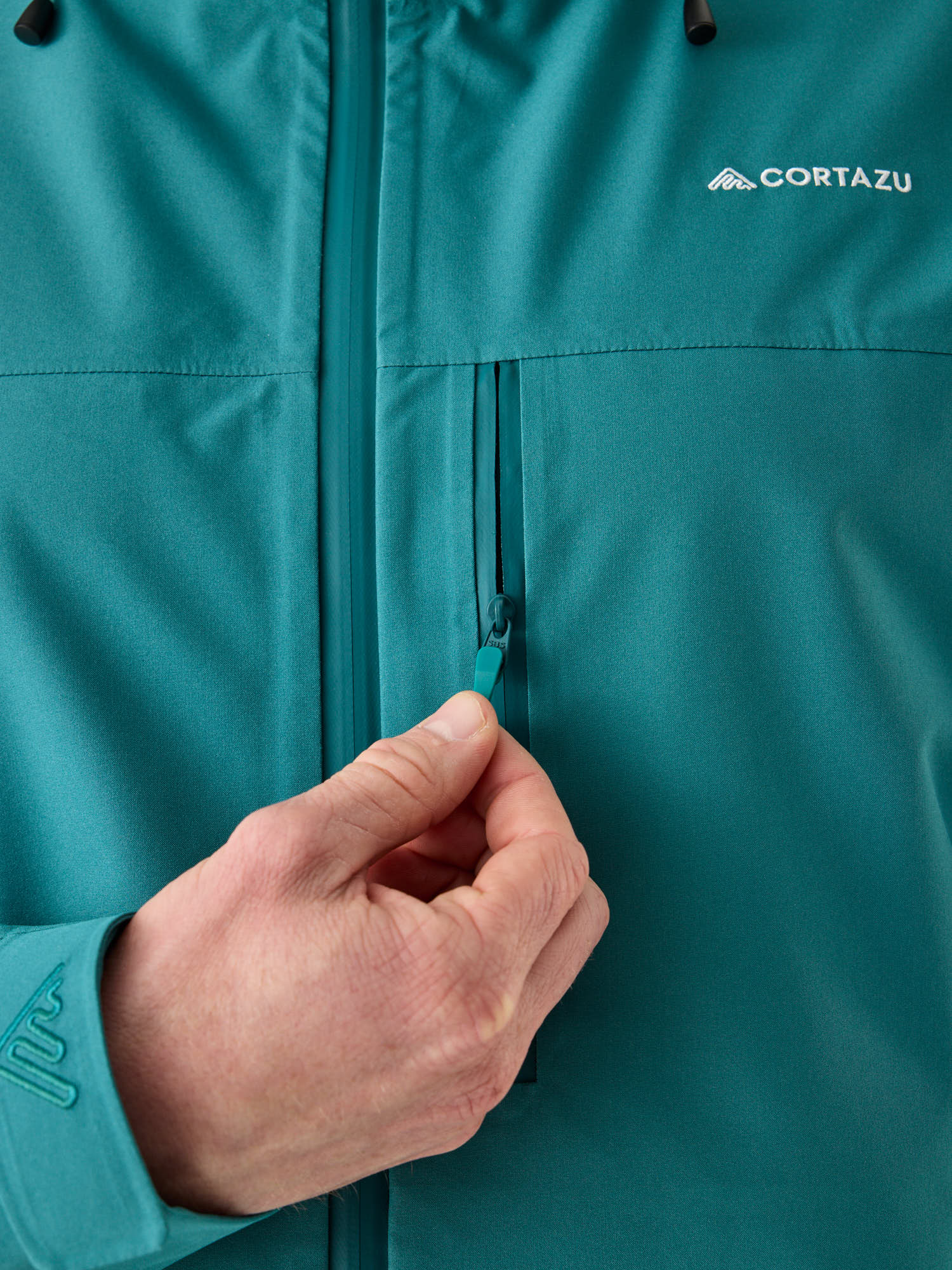 AR Hardshell Jack Teal | Heren