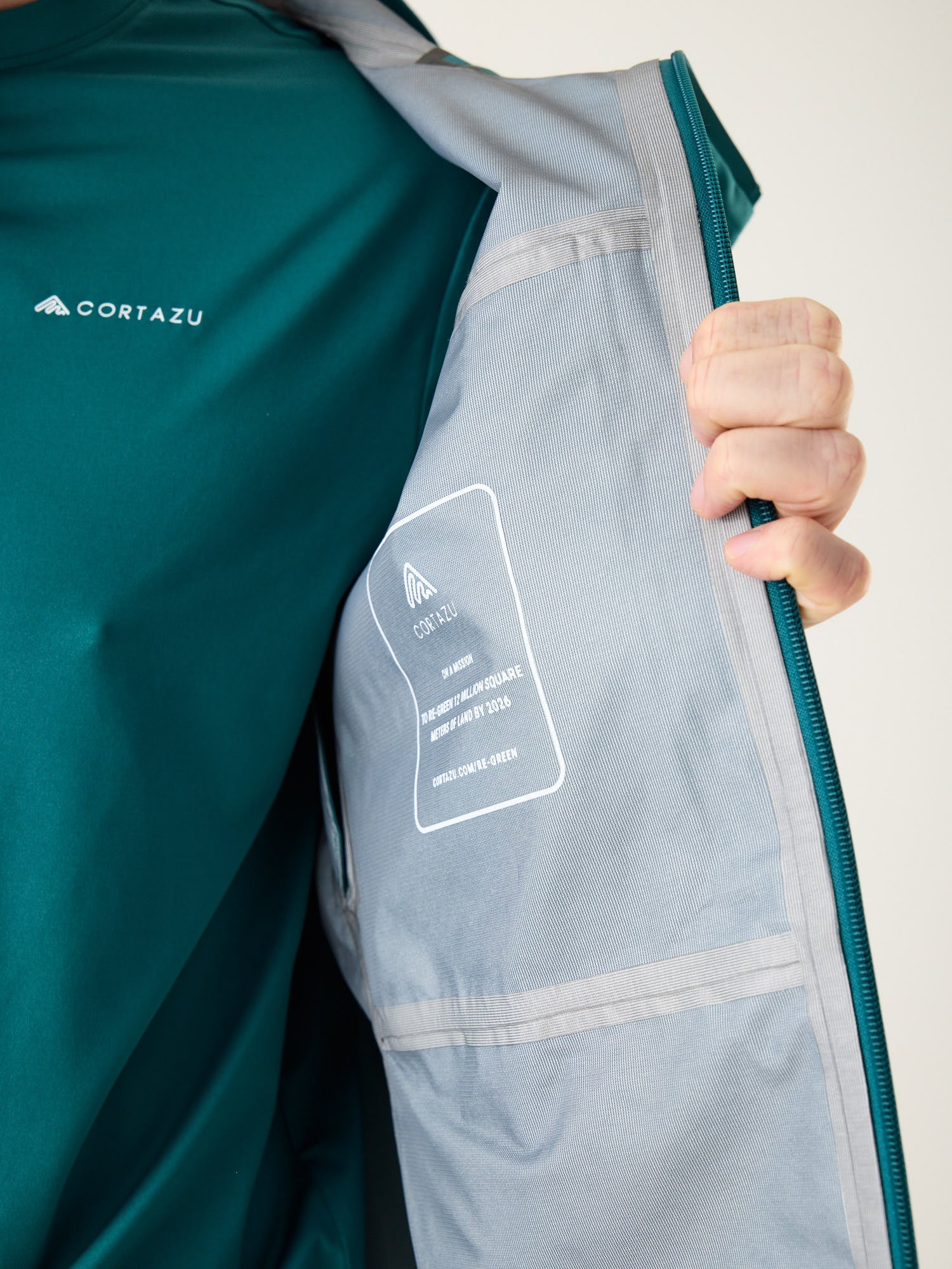AR Hardshell Jack Teal | Heren