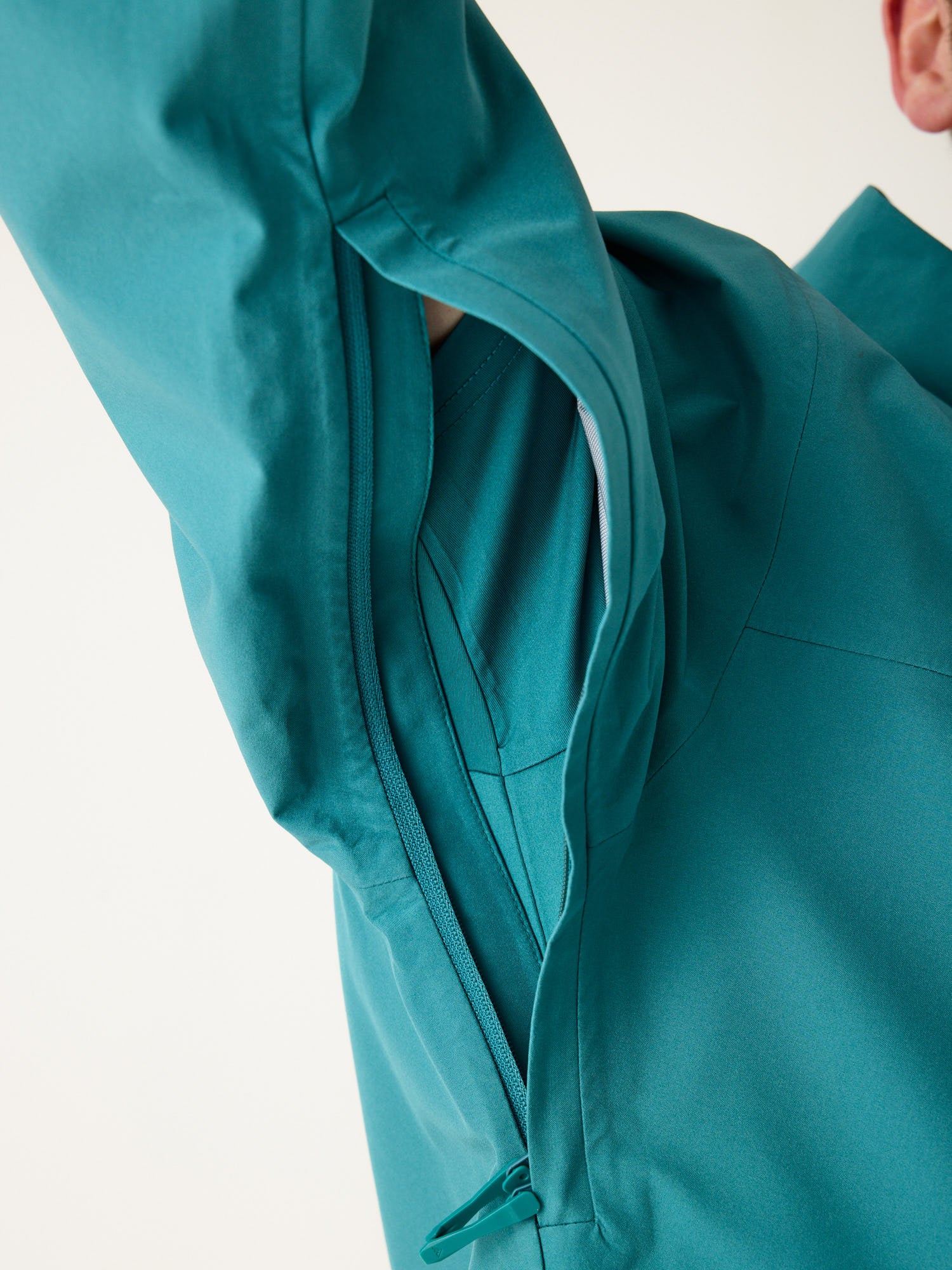 AR Hardshell Jack Teal | Heren