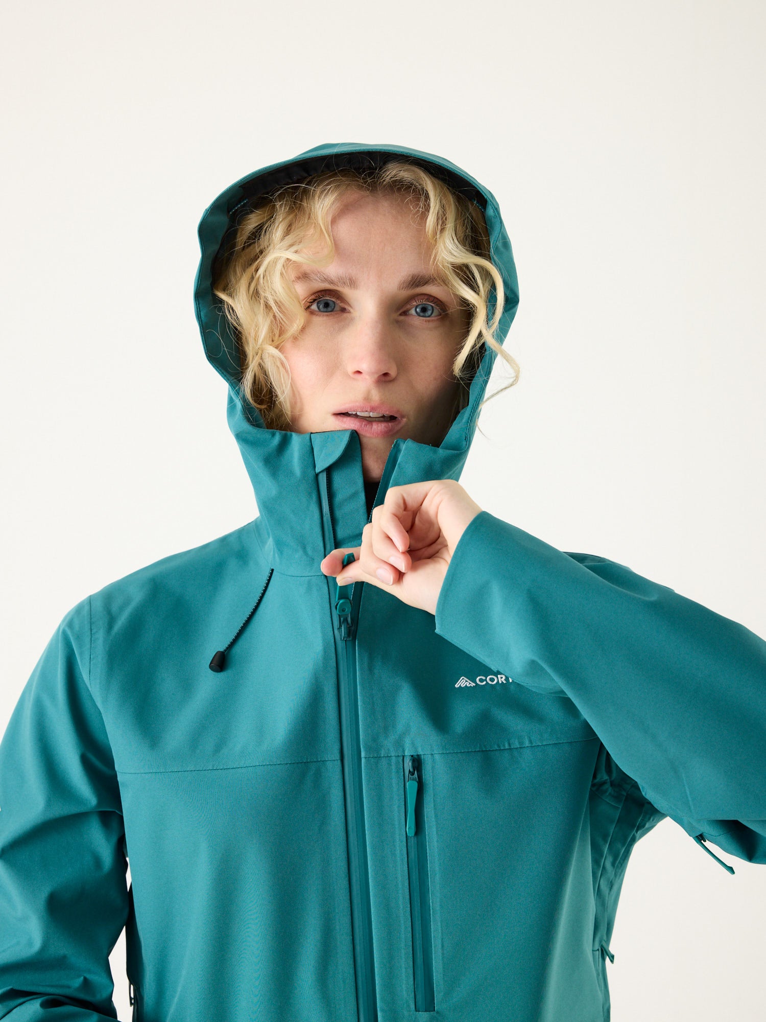 AR Hardshell Jas Petrol | Dames