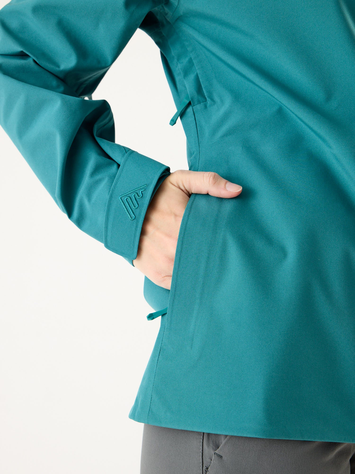 AR Hardshell Jas Petrol | Dames