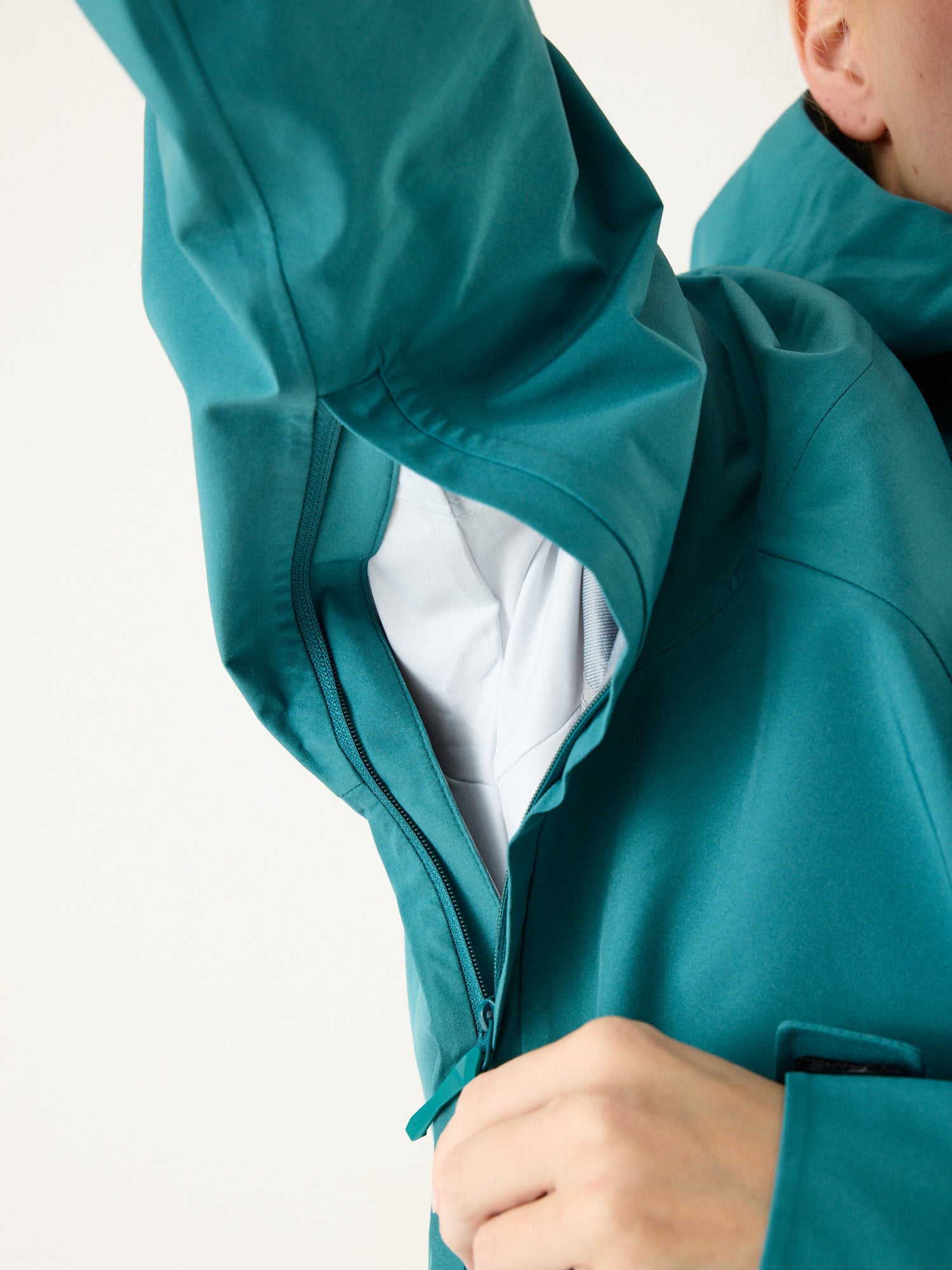 AR Hardshell Jas Petrol | Dames