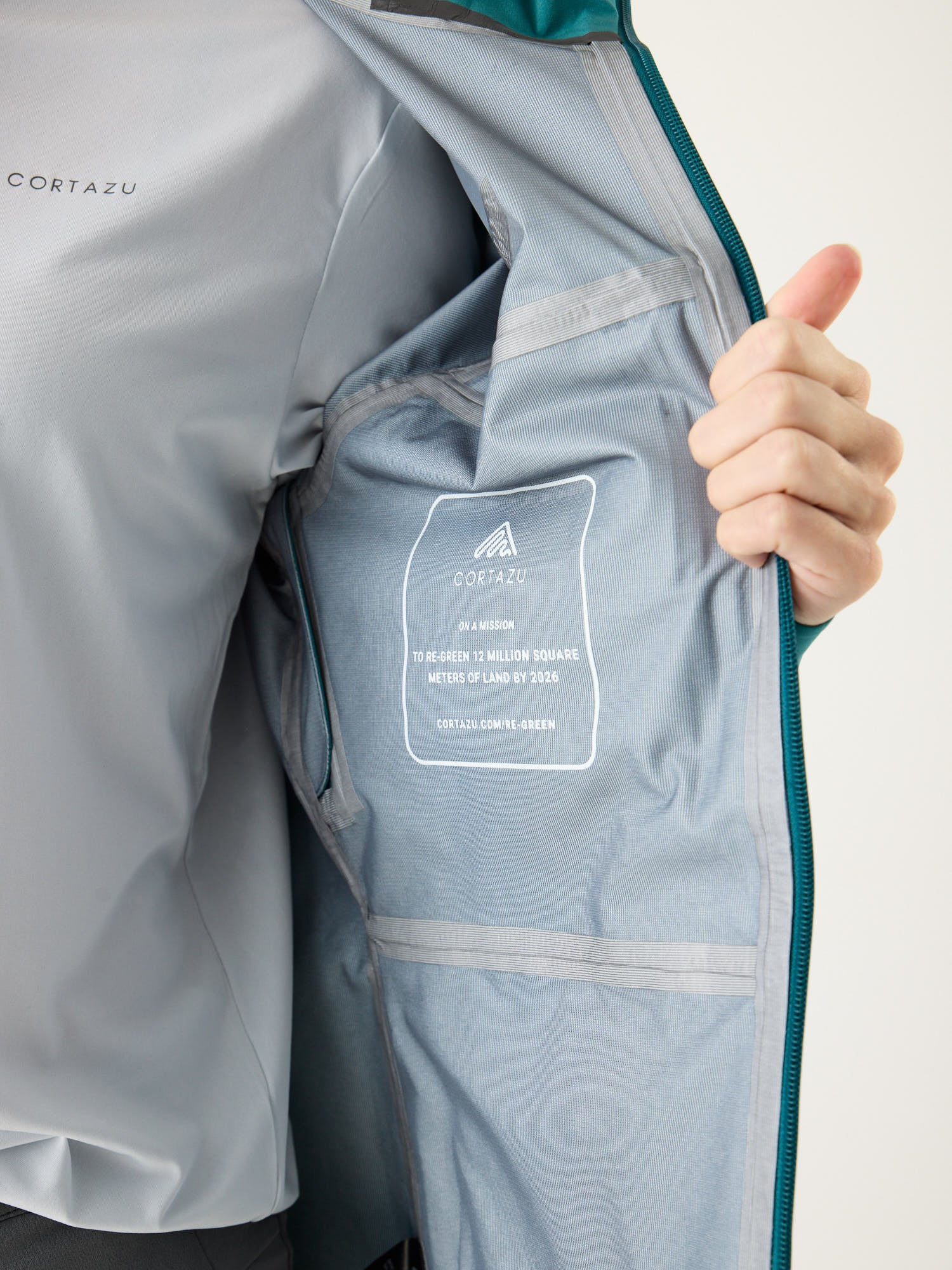 AR Hardshell Jas Petrol | Dames