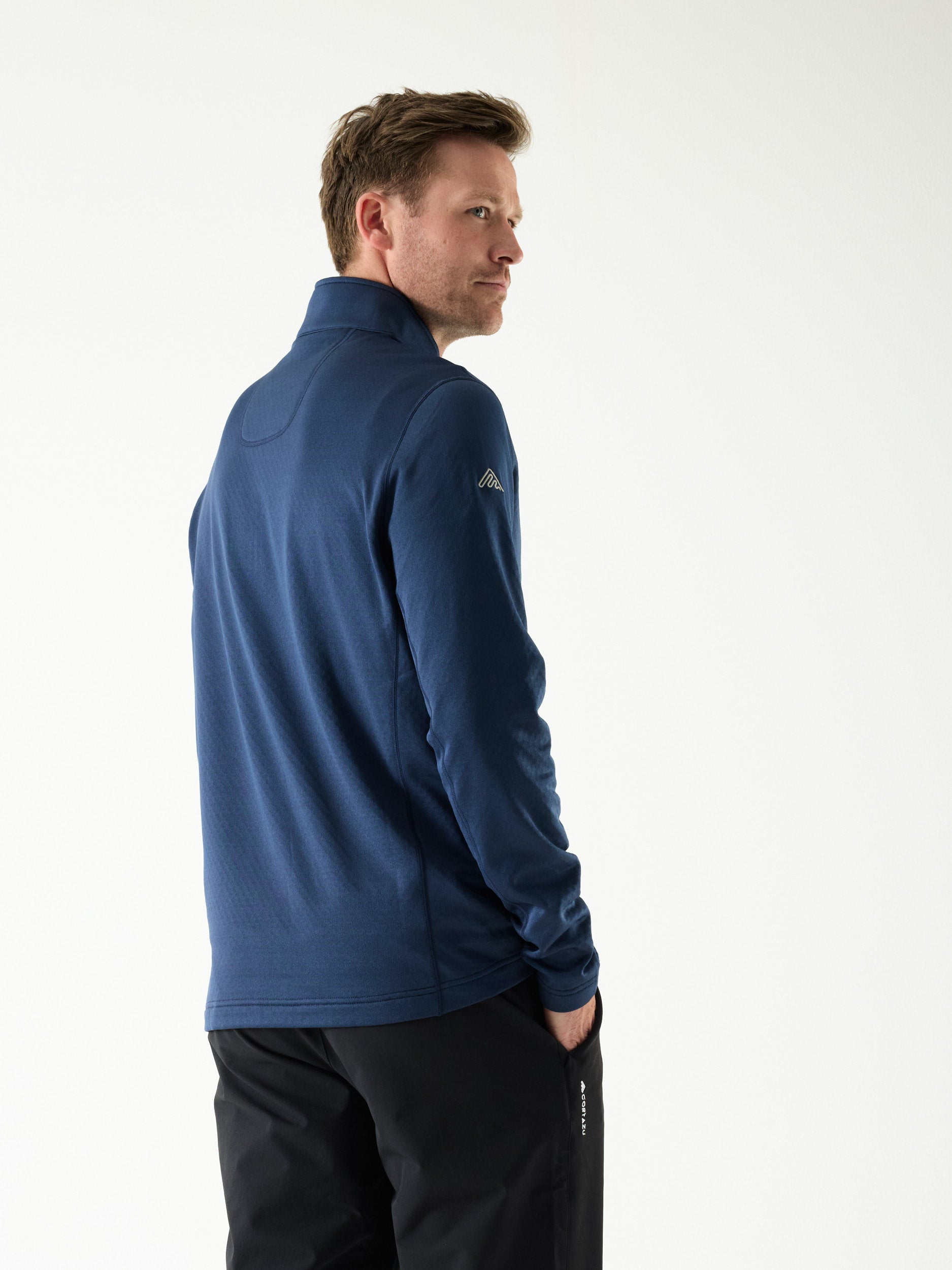 AR Lightweight Fleece Half-Zip 10M Dark Blue | Men