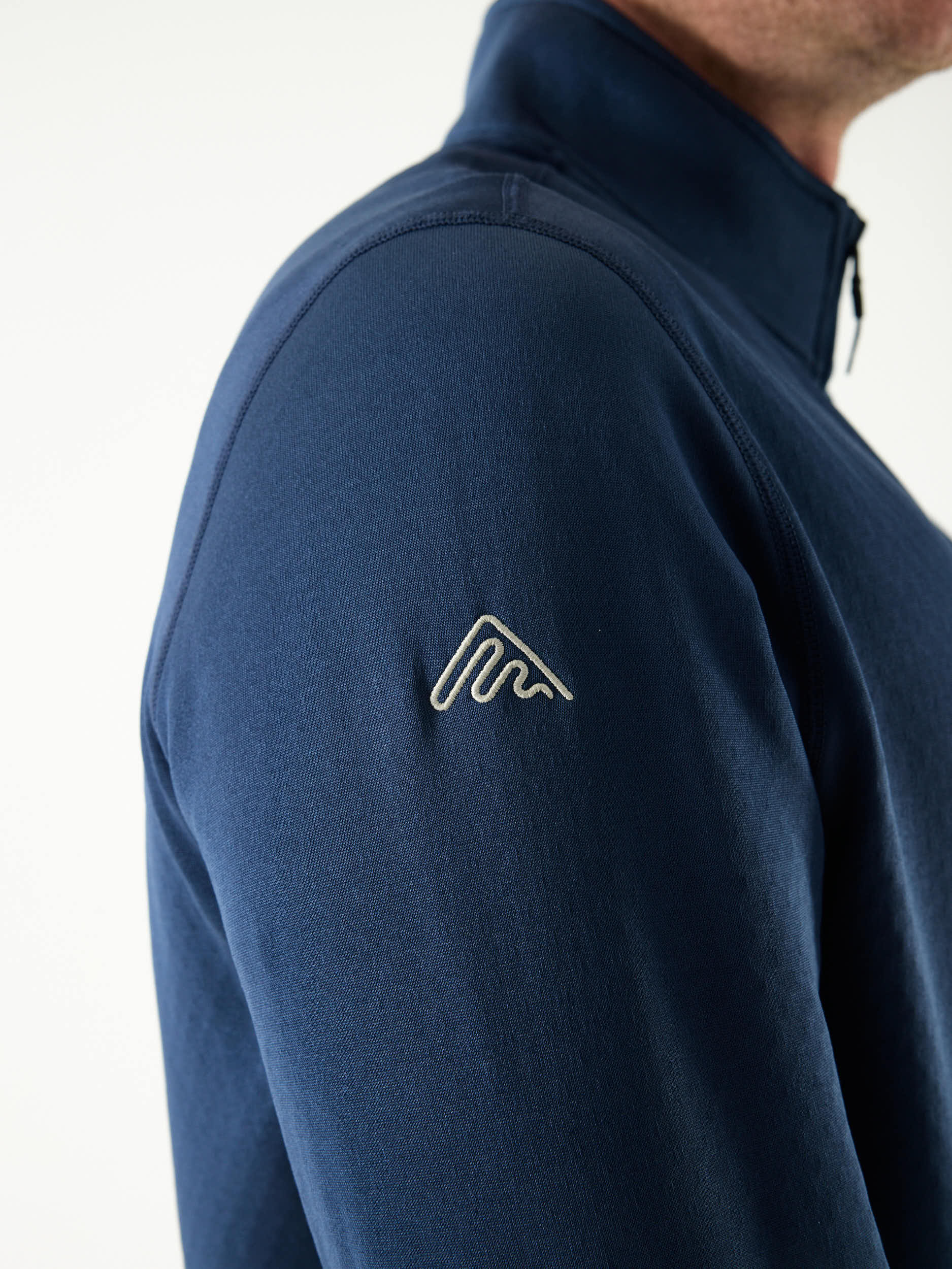 AR Lightweight Fleece Half-Zip 10M Dark Blue | Men
