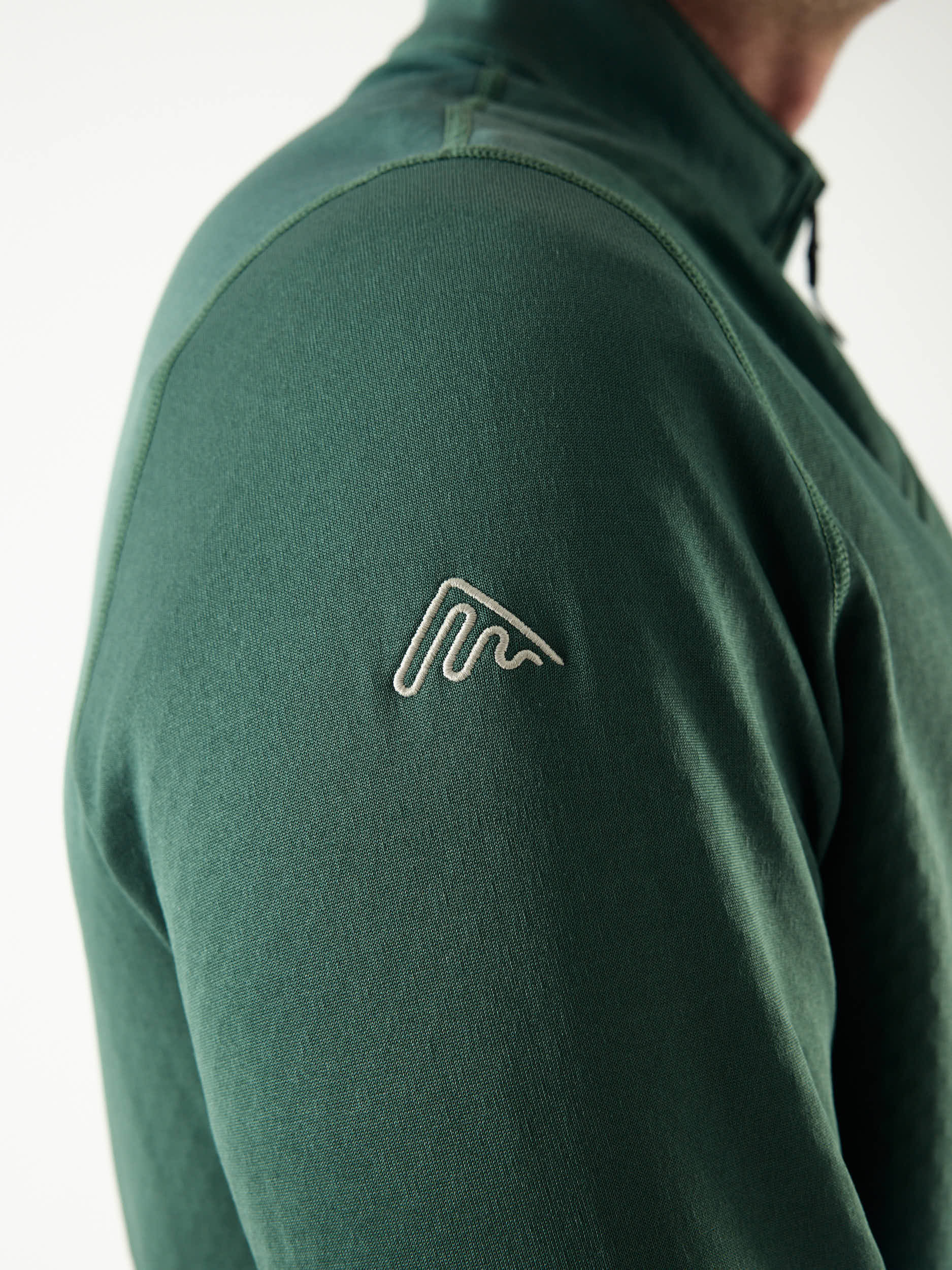 AR Lichtgewicht Fleece Half-Zip 10M Donkergroen | Heren