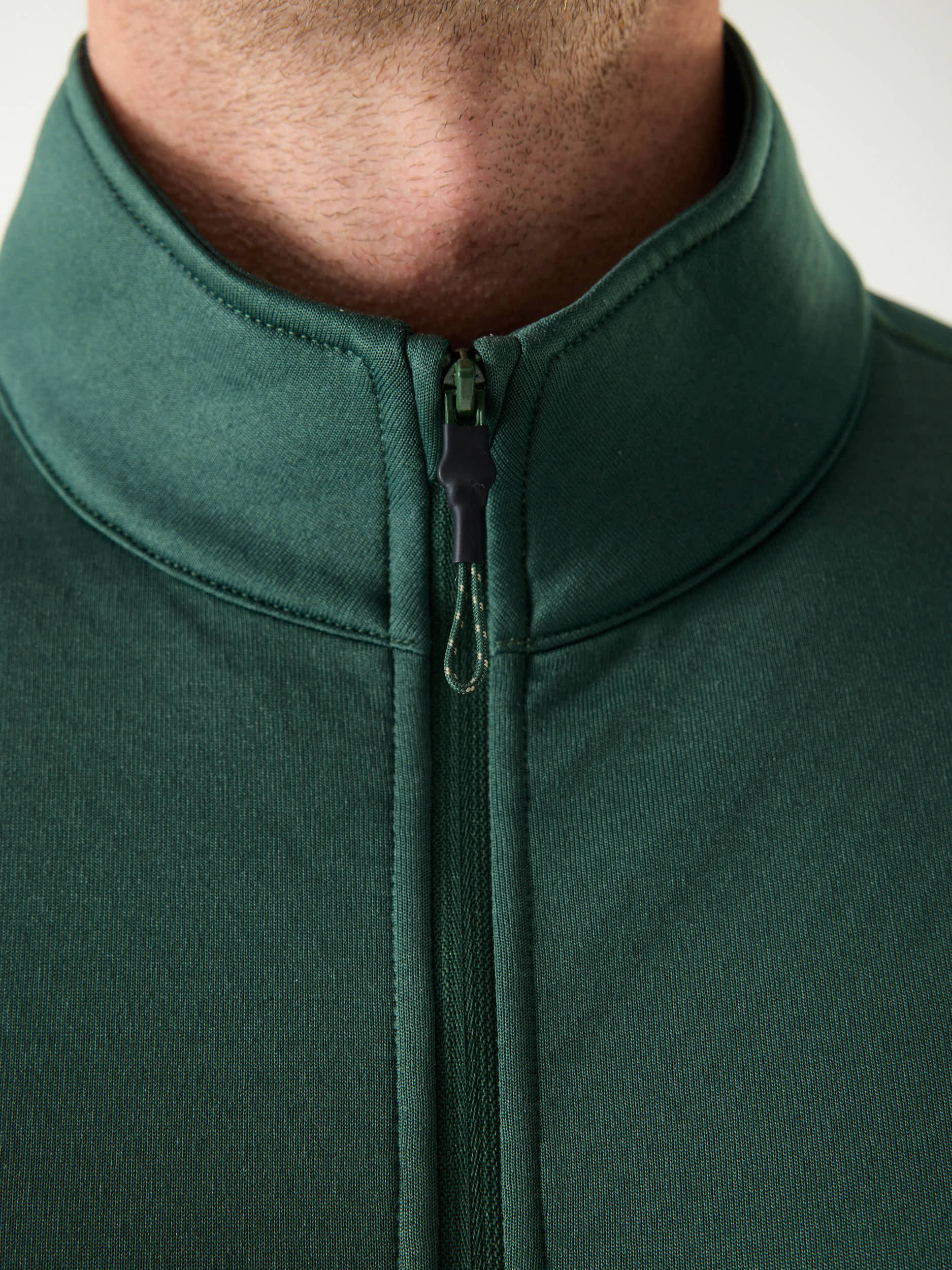 AR Lichtgewicht Fleece Half-Zip 10M Donkergroen | Heren