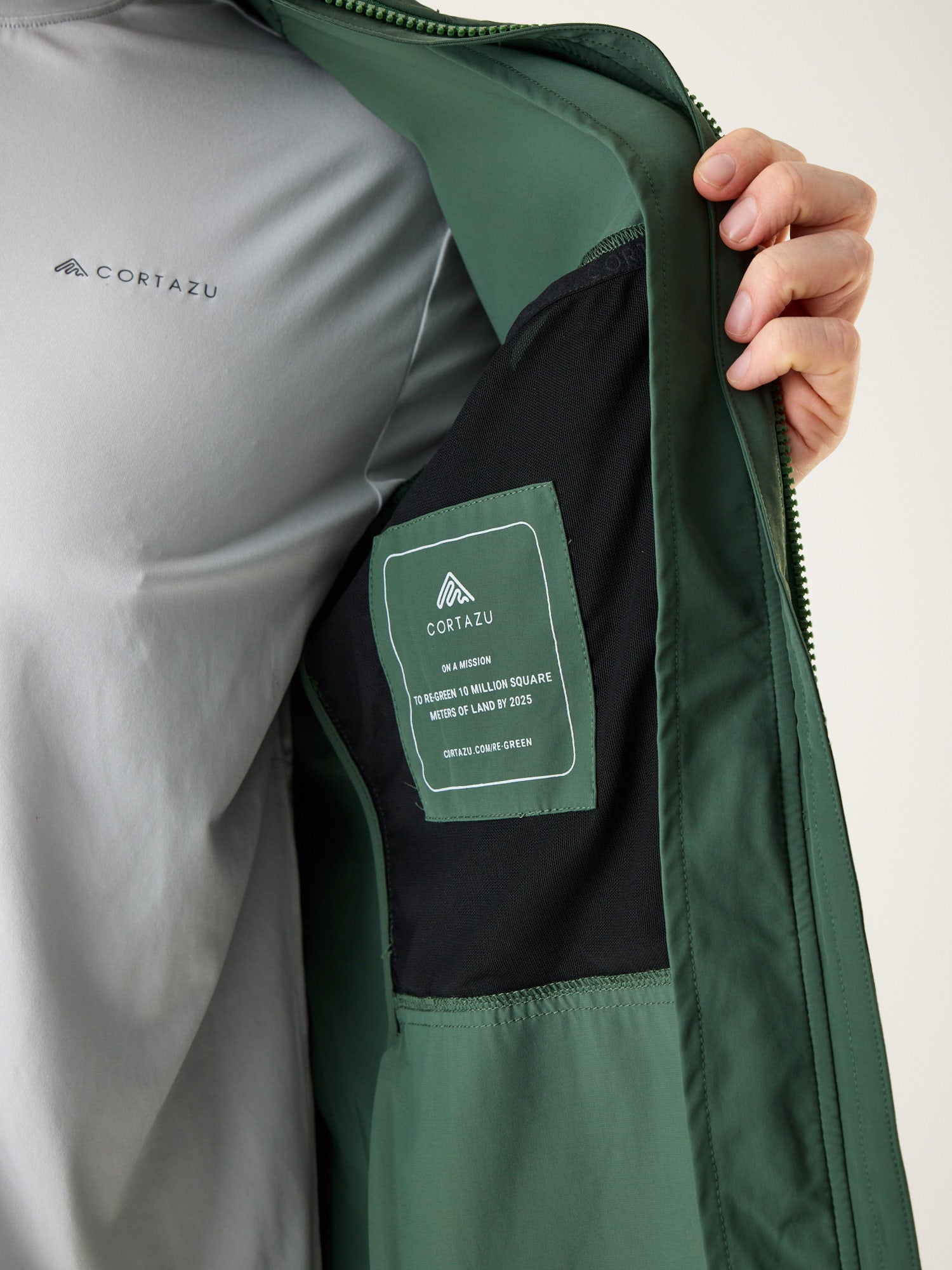 AR Active Softshell Jack Donkergroen | Heren