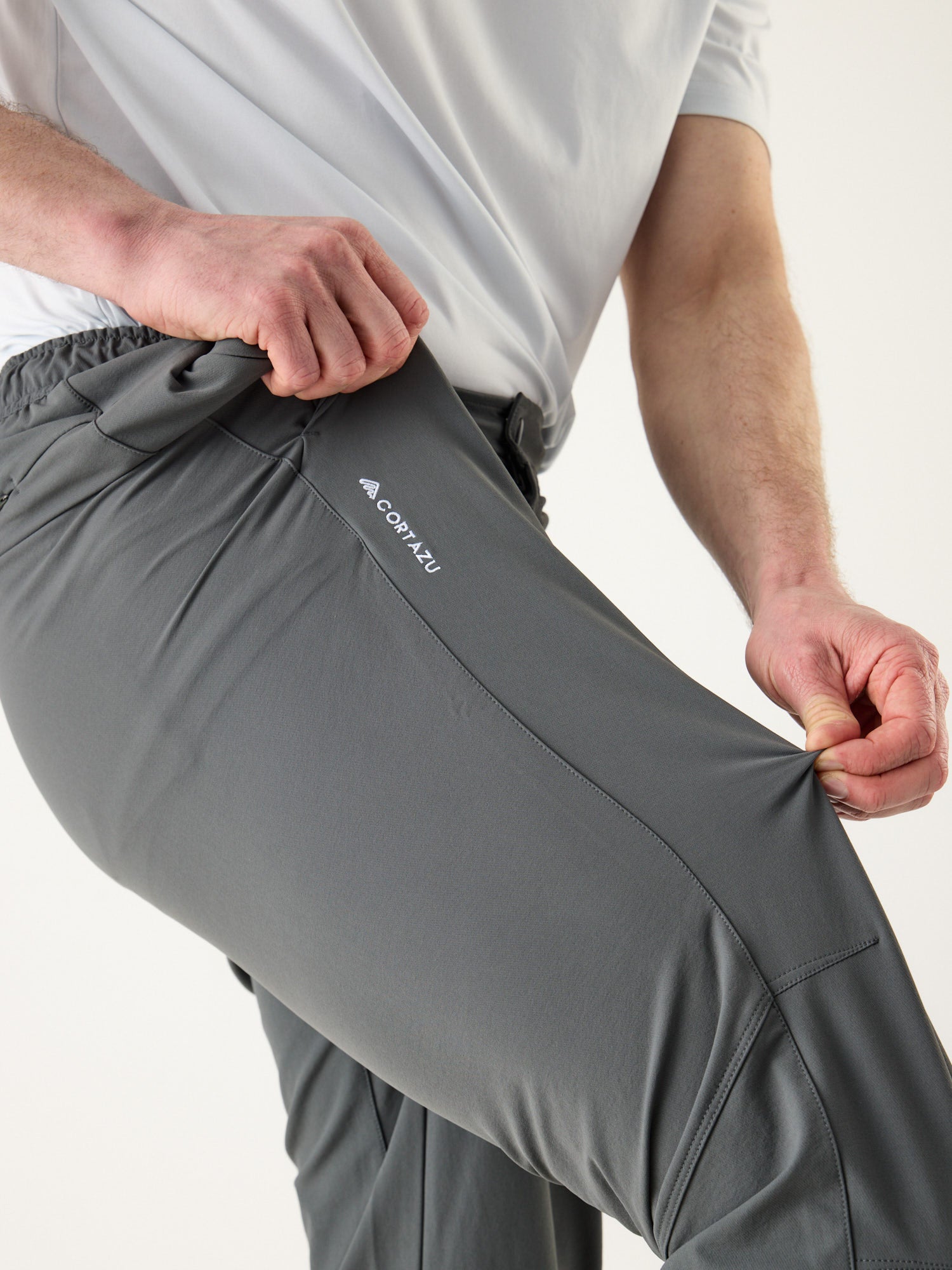 Stretch Pants Grey | Men