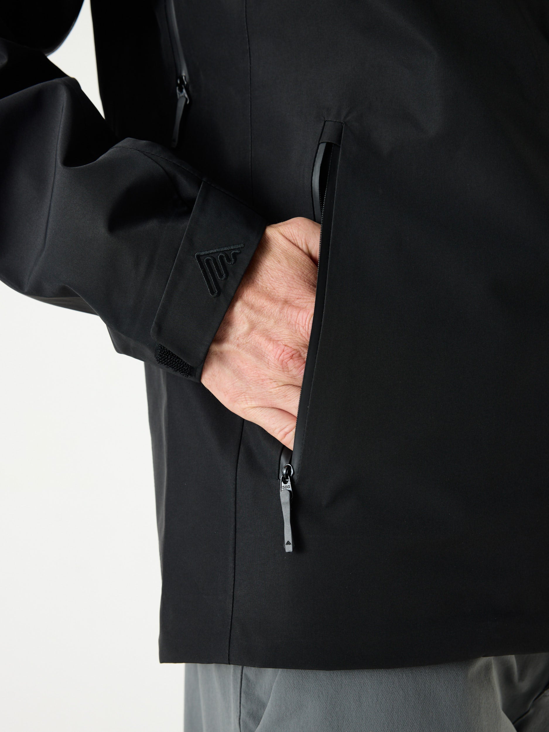 AW Hardshell Jas 10M Zwart | Heren 