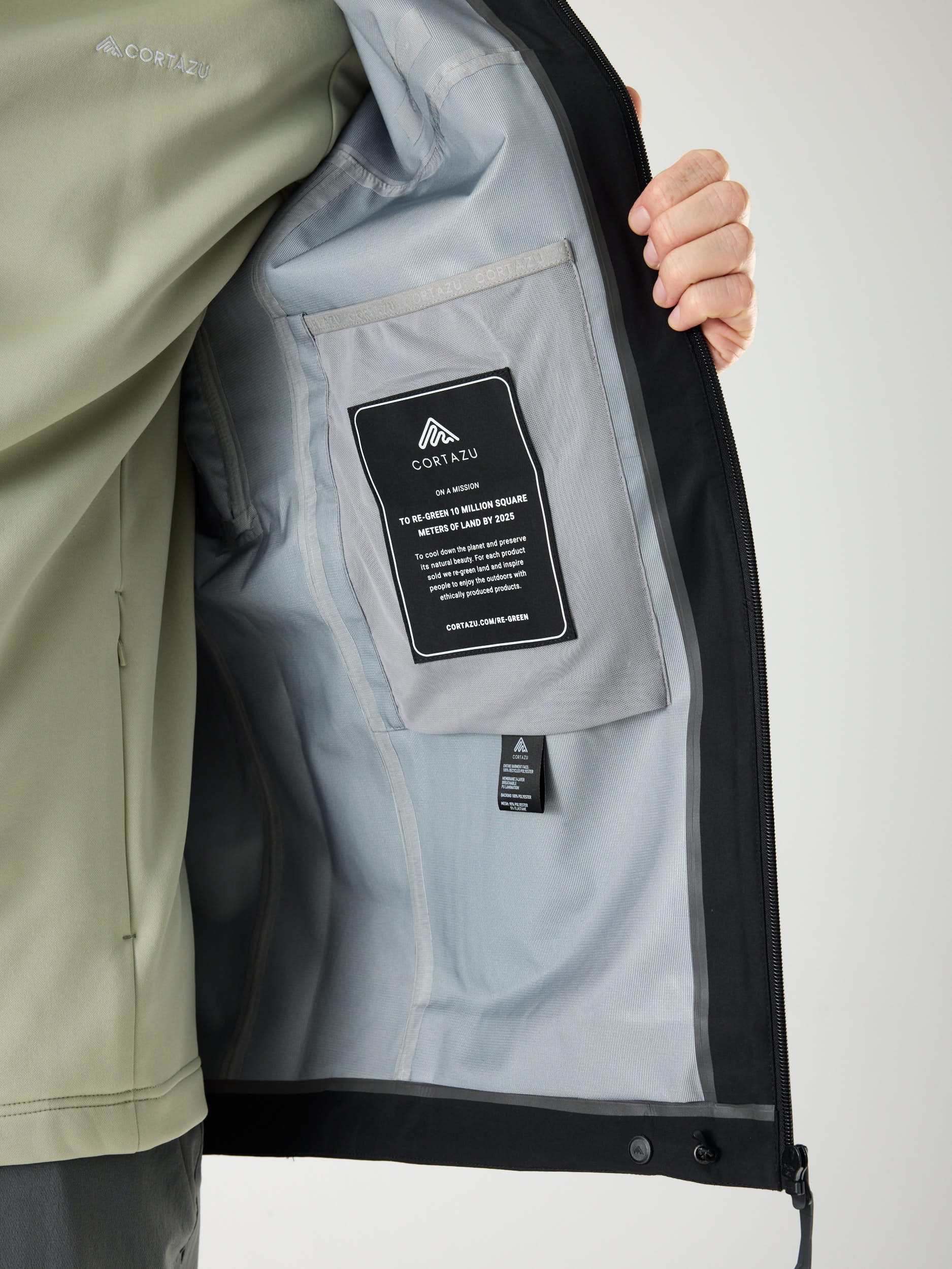 AW Hardshell Jas 10M Zwart | Heren 