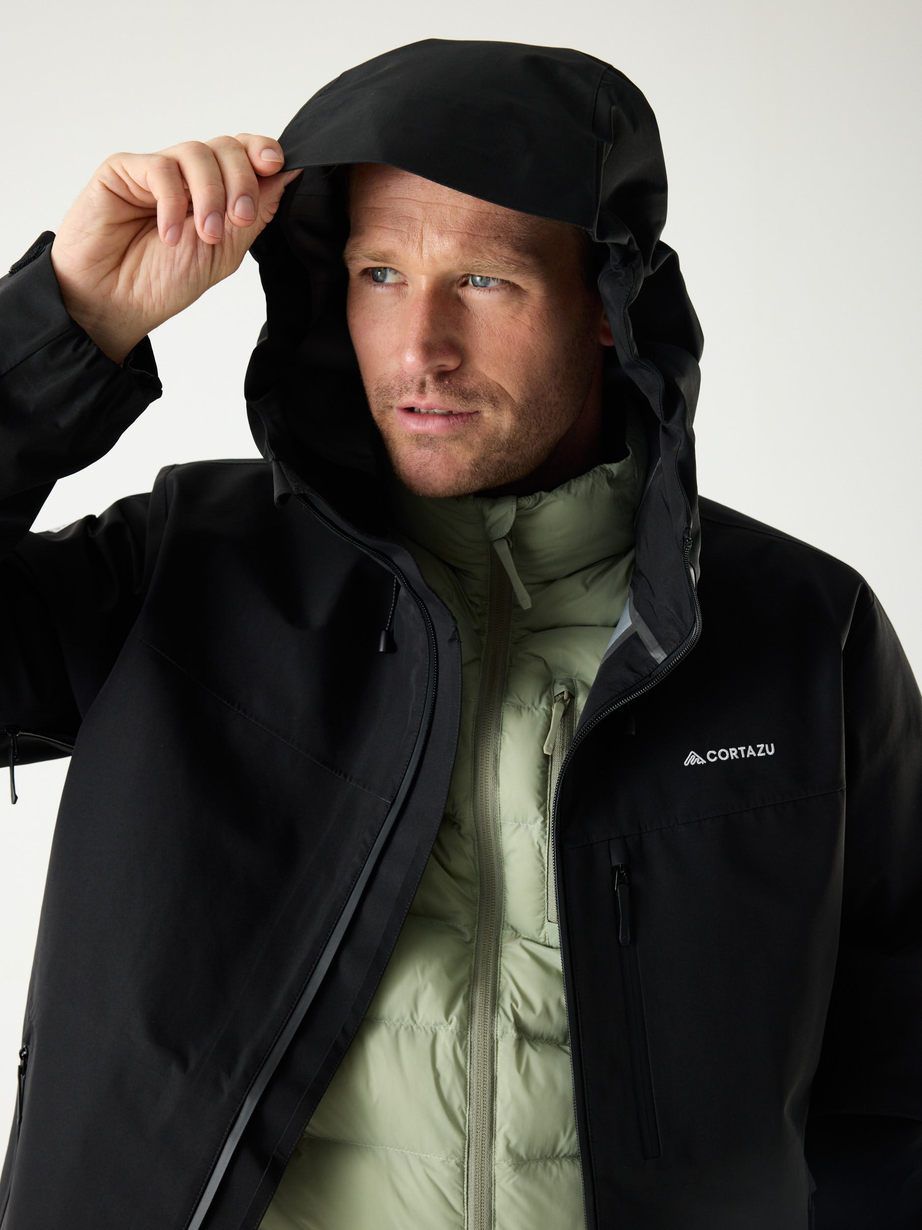 AW Hardshell Jas 10M Zwart | Heren 
