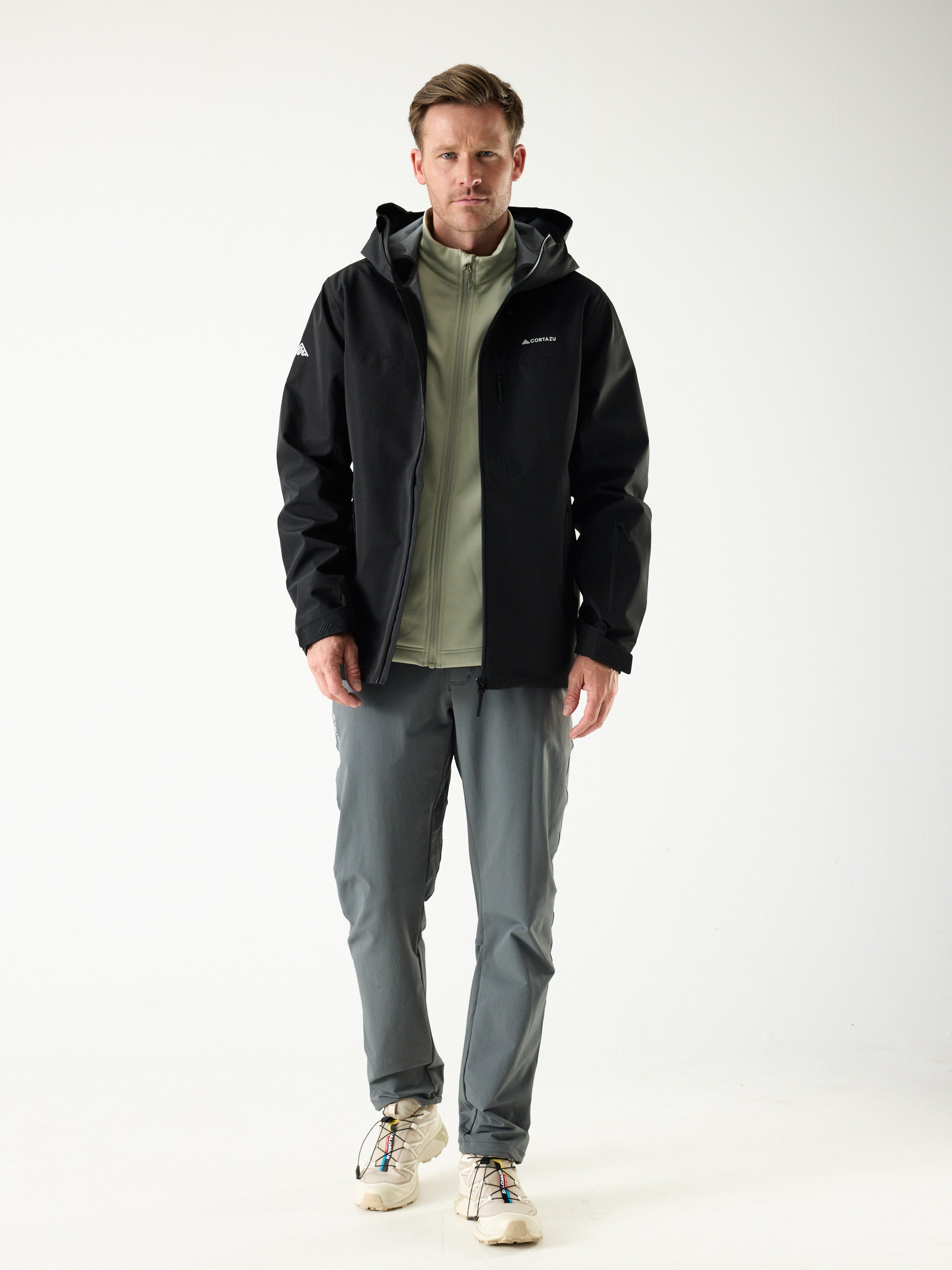 AW Hardshell Jas 10M Zwart | Heren 