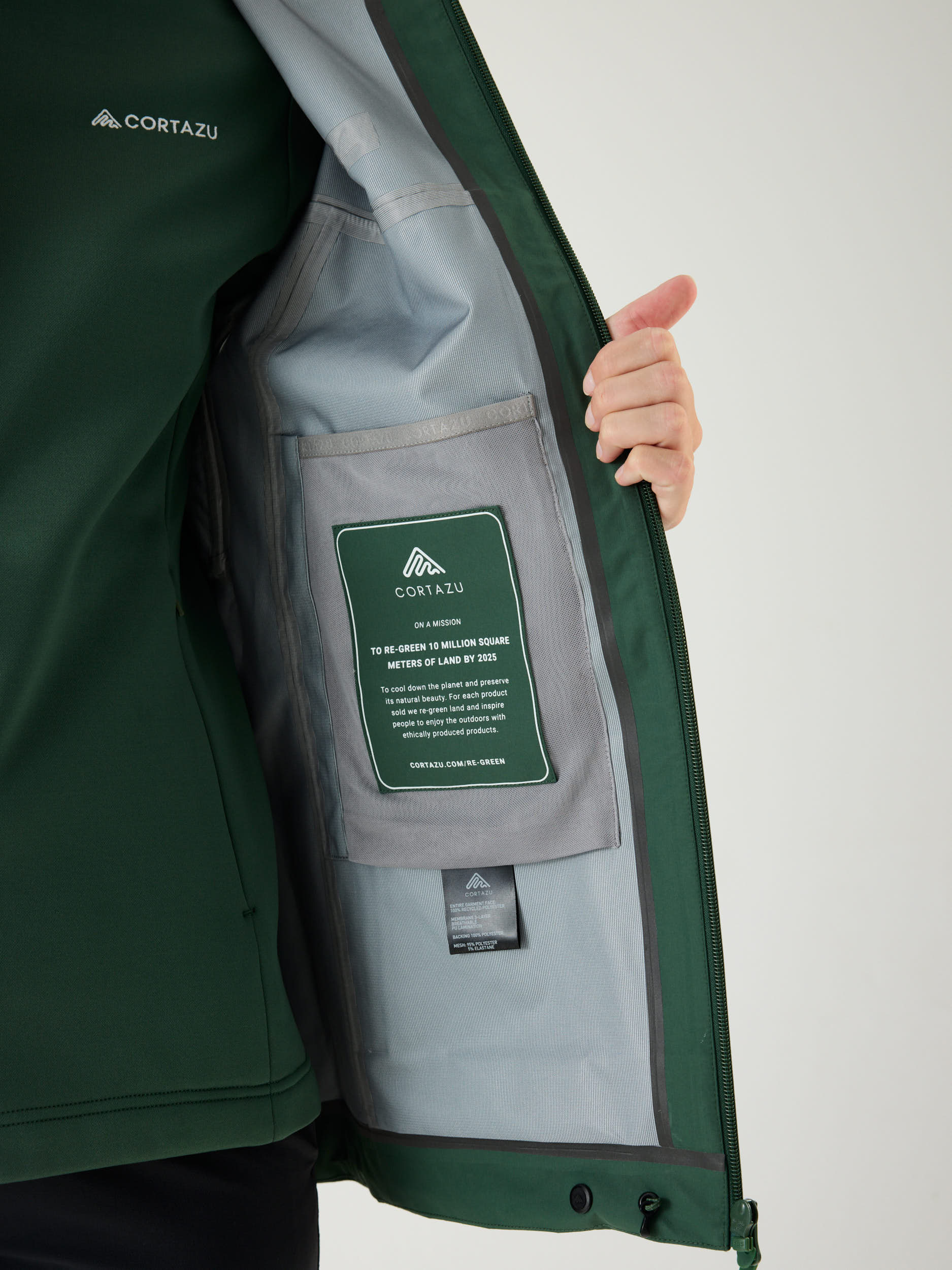 AW Hardshell Jacket 10M Dark Green | Women
