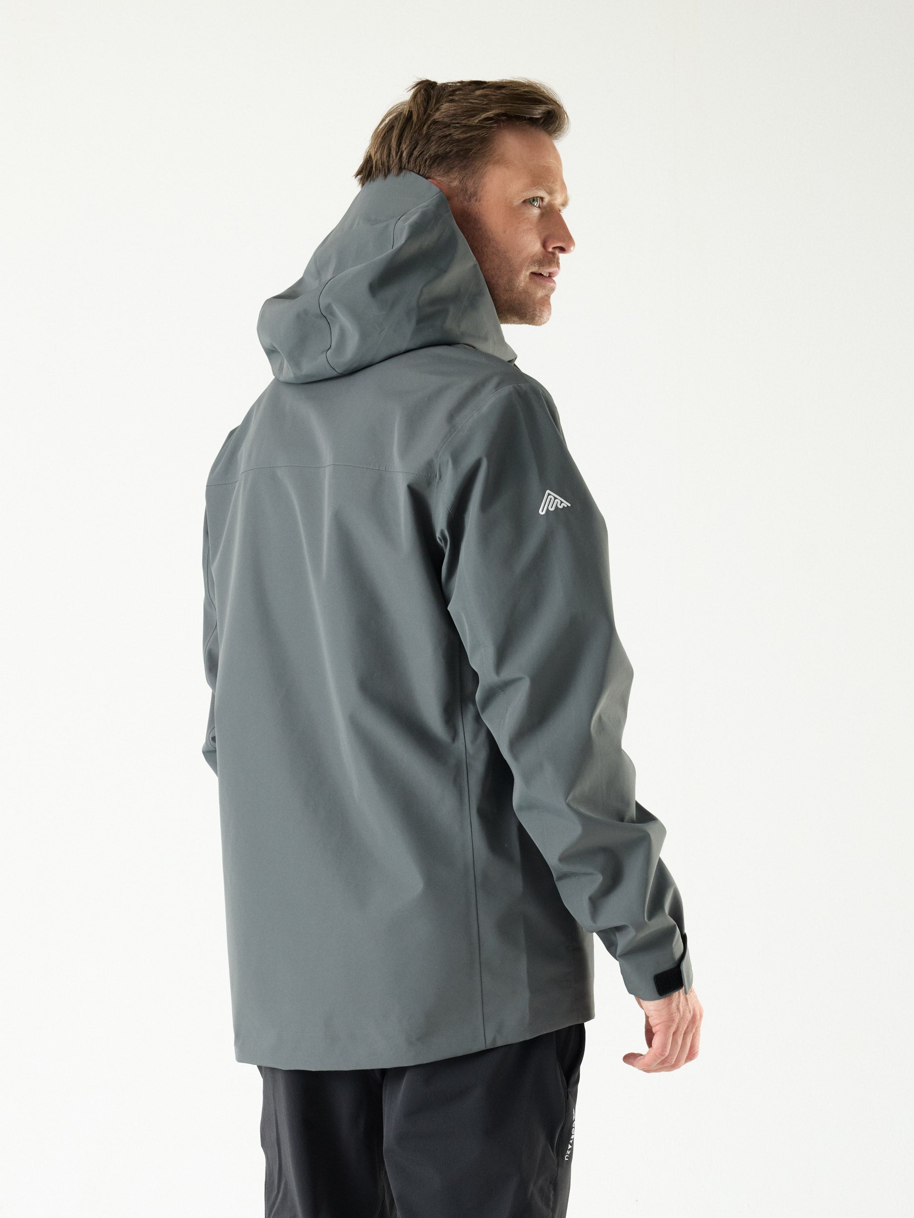 AW Hardshell Jacket 10M Mid Grey | Men – Cortazu