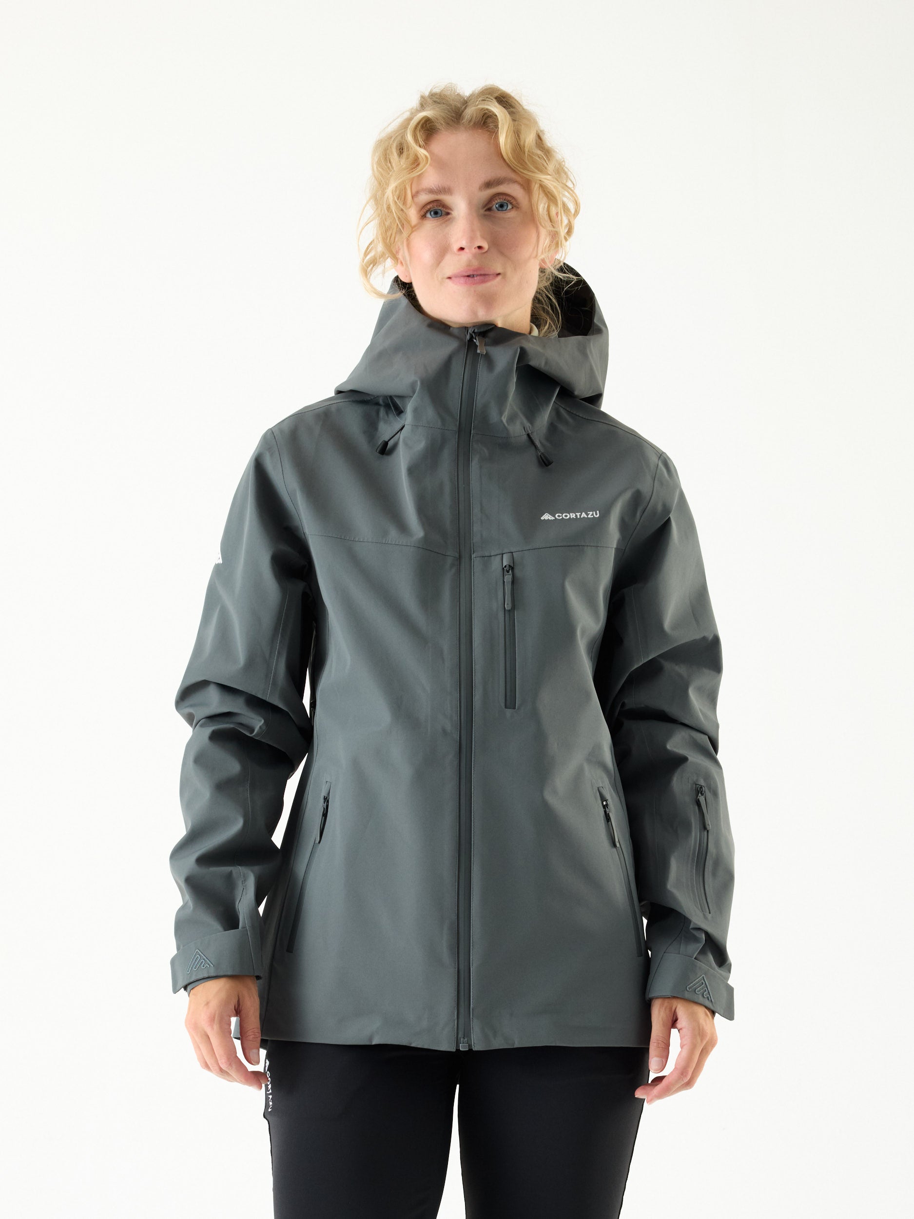 AW Hardshell Jacket 10M Mid Grey | Women