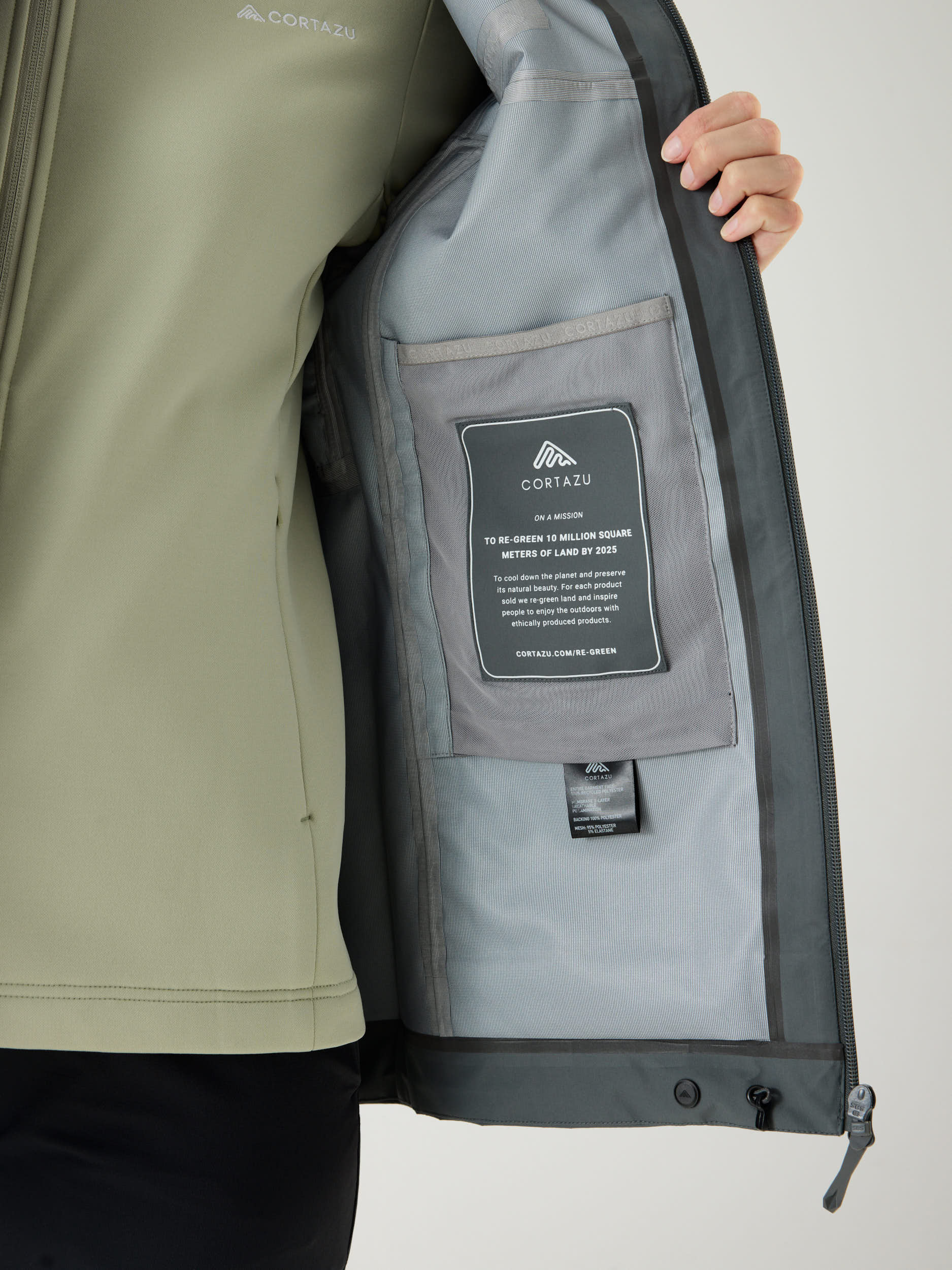 AW Hardshell Jacket 10M Mid Grey | Women