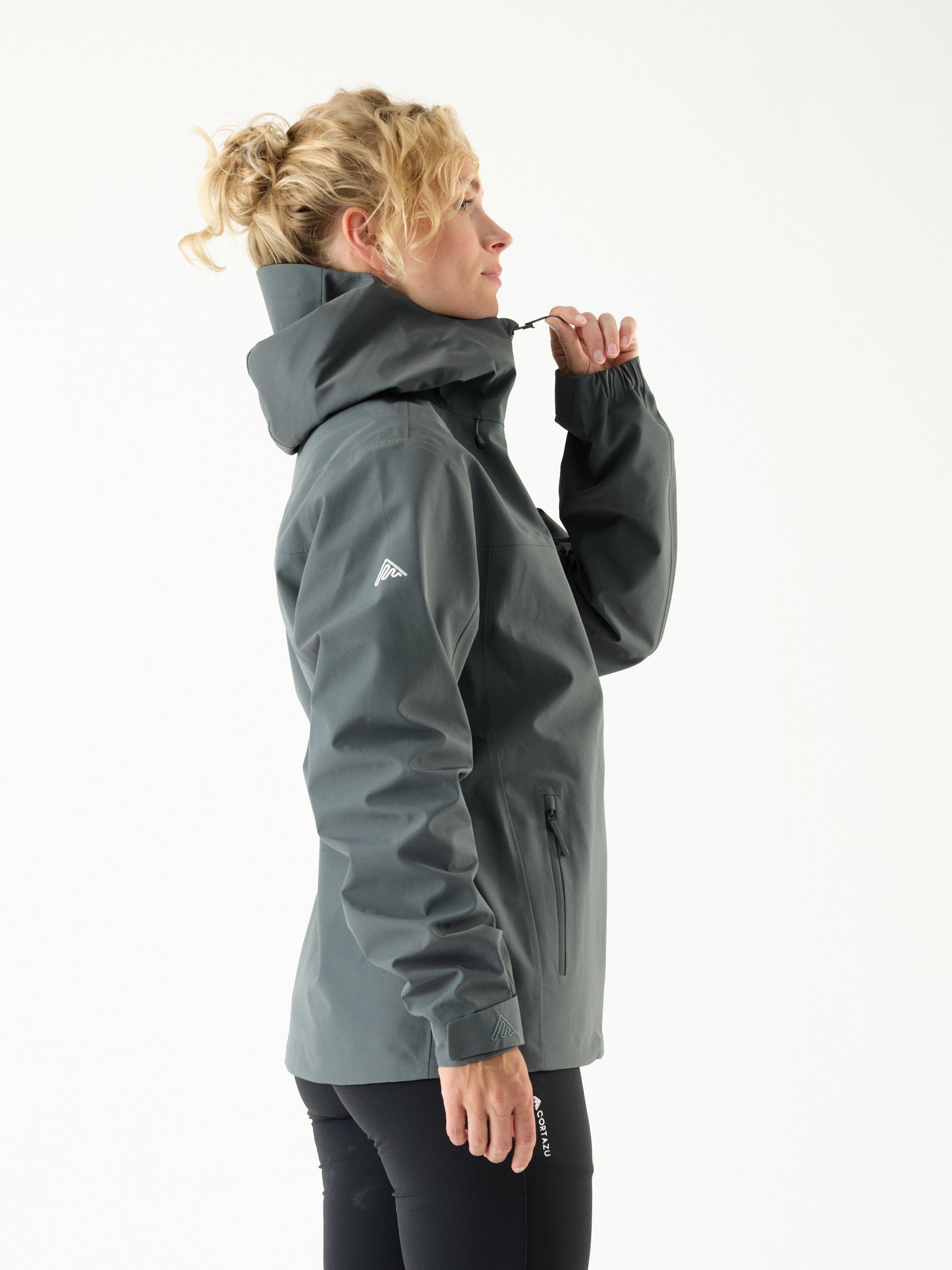 AW Hardshell Jacket 10M Mid Grey | Women
