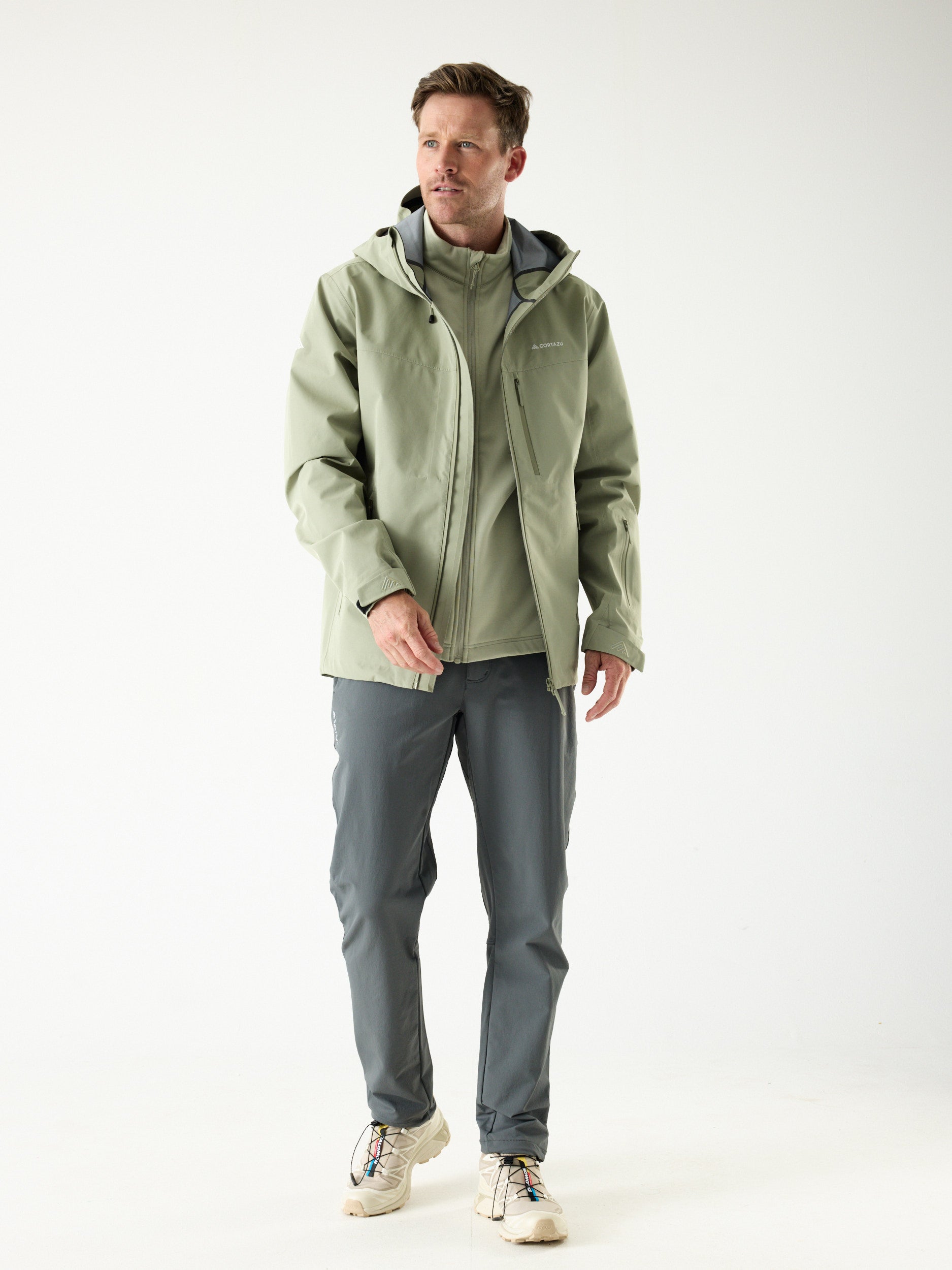 AW Hardshell Jacket 10M Olijfgroen | Heren