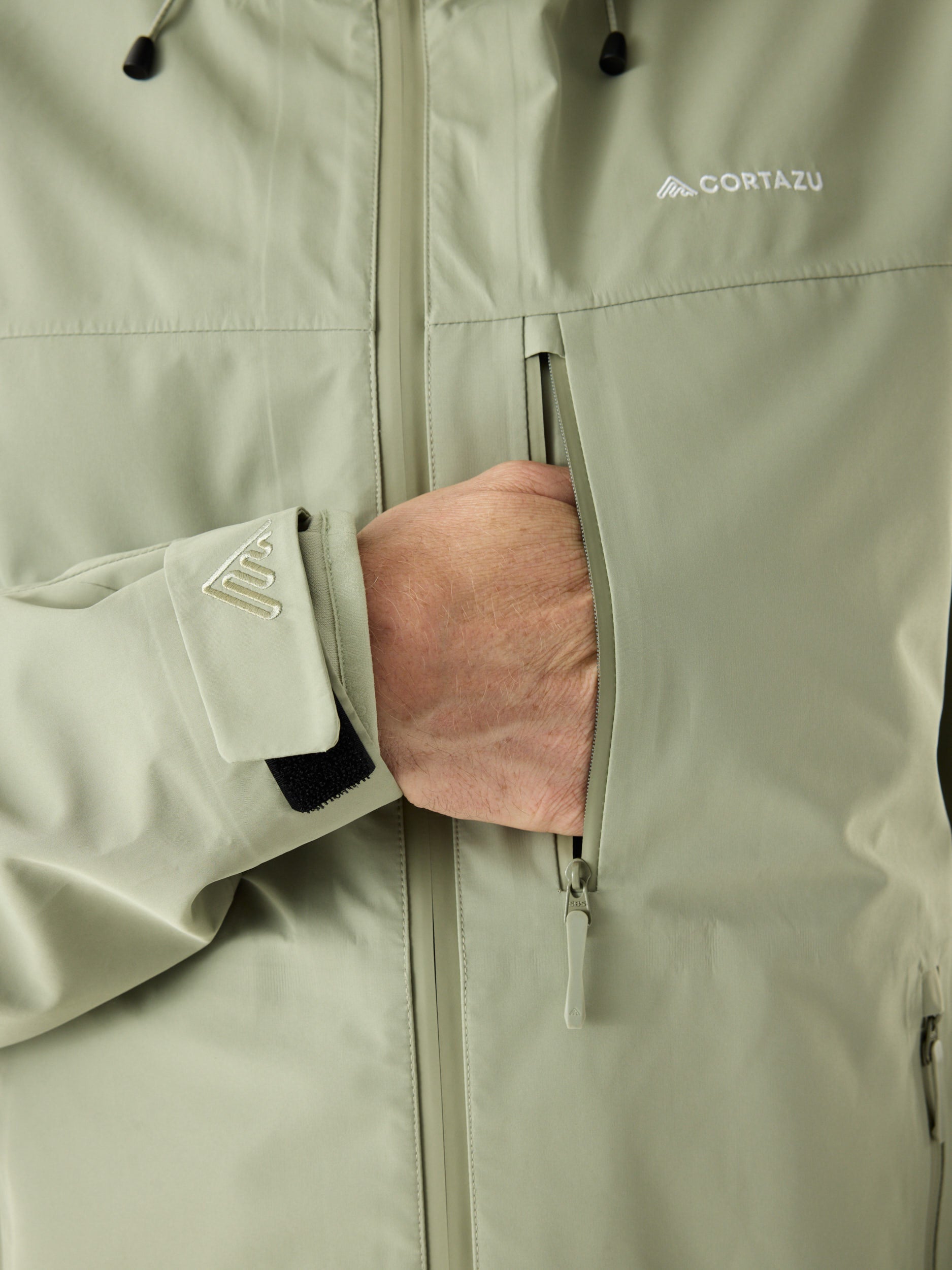 AW Hardshell Jacket 10M Olijfgroen | Heren
