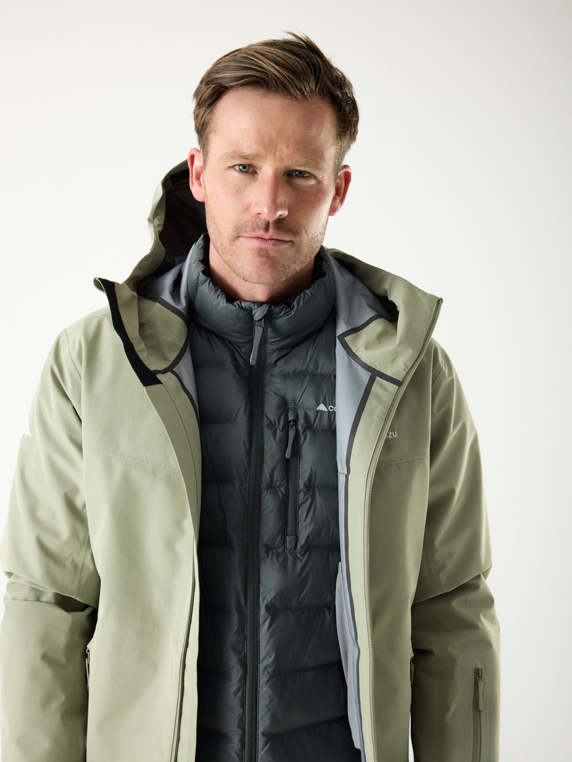 AW Hardshell Jacket 10M Olijfgroen | Heren