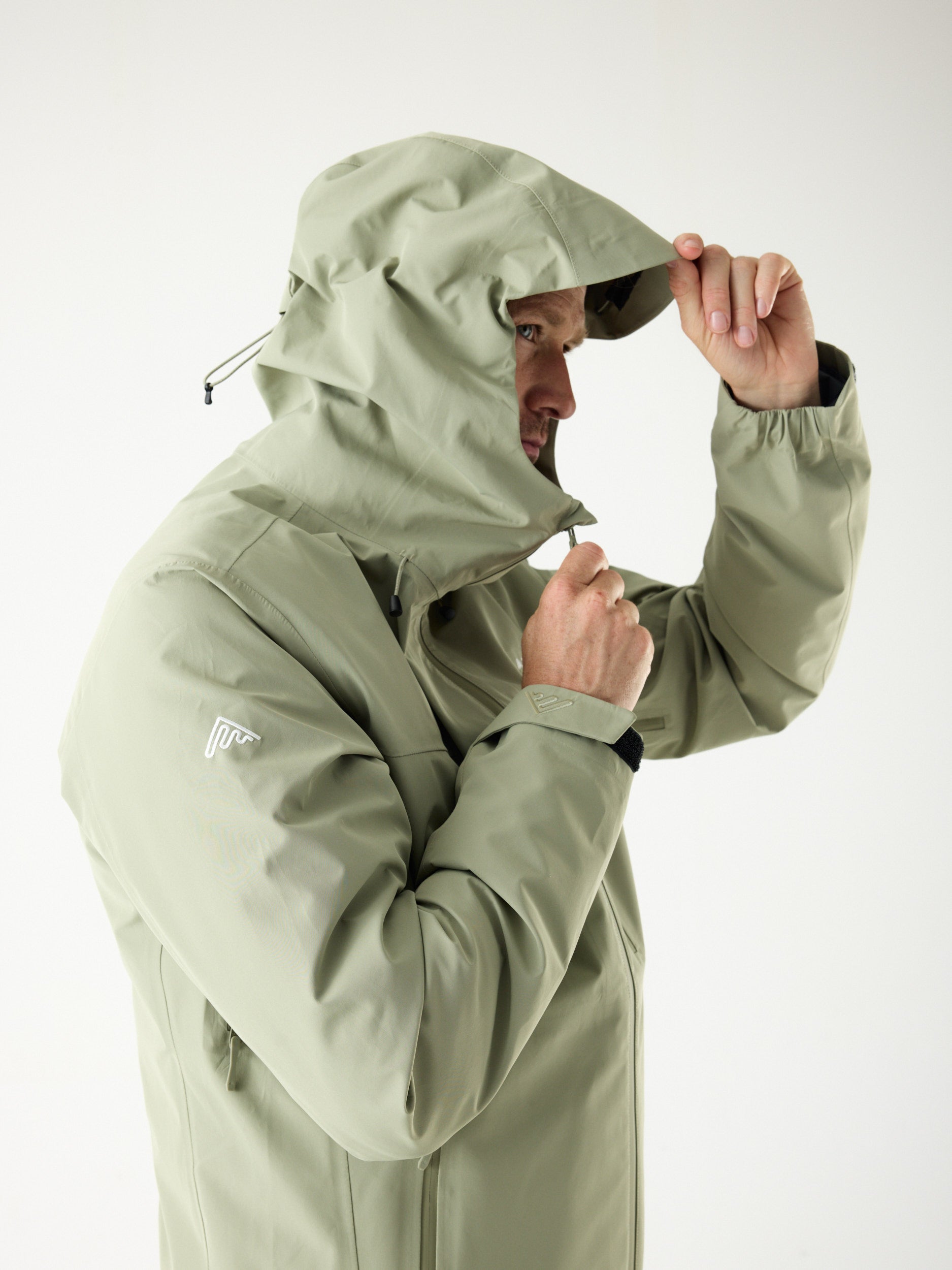 AW Hardshell Jacket 10M Olijfgroen | Heren