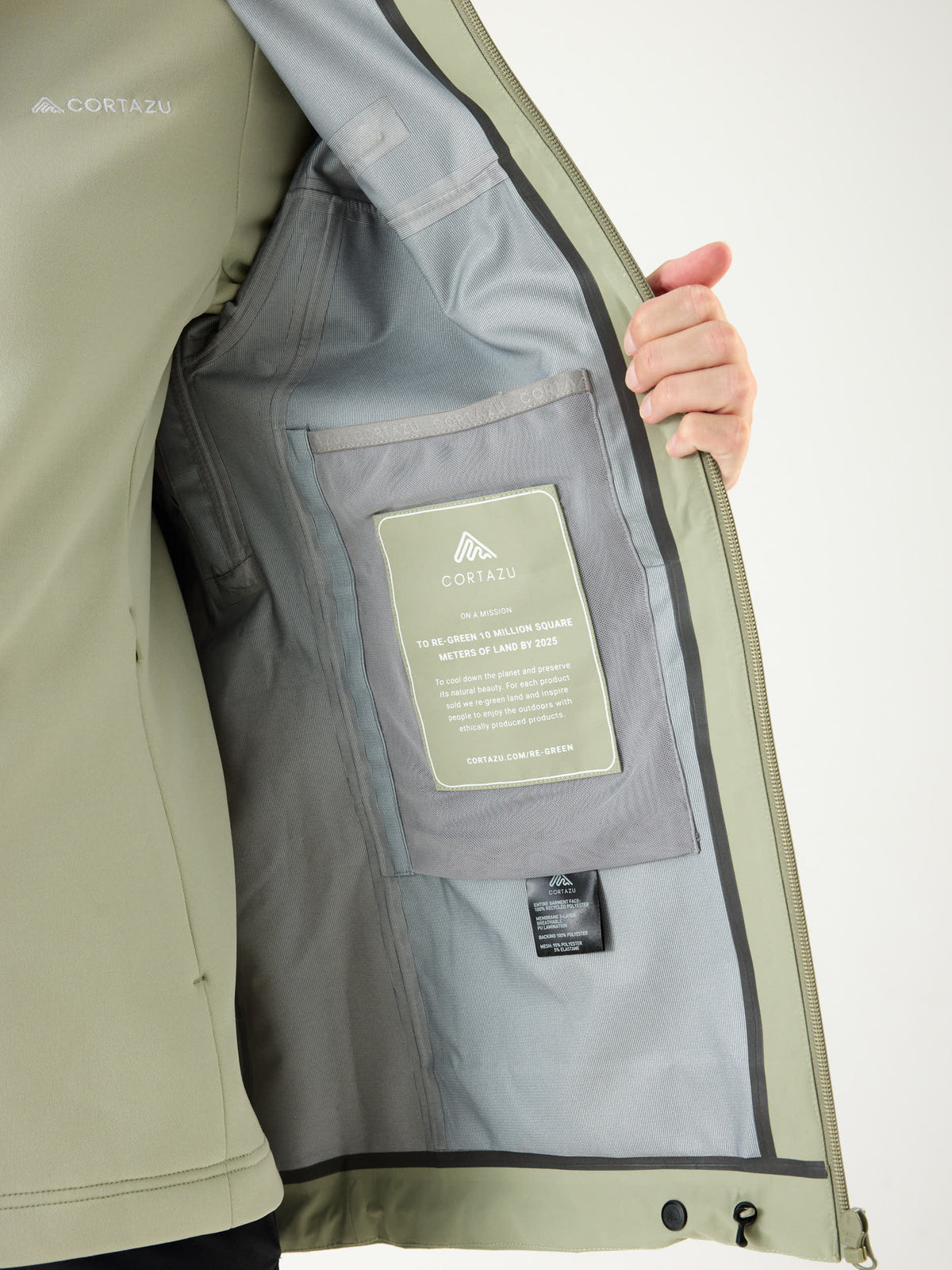 Alpine Shell Jacket Olive | Men