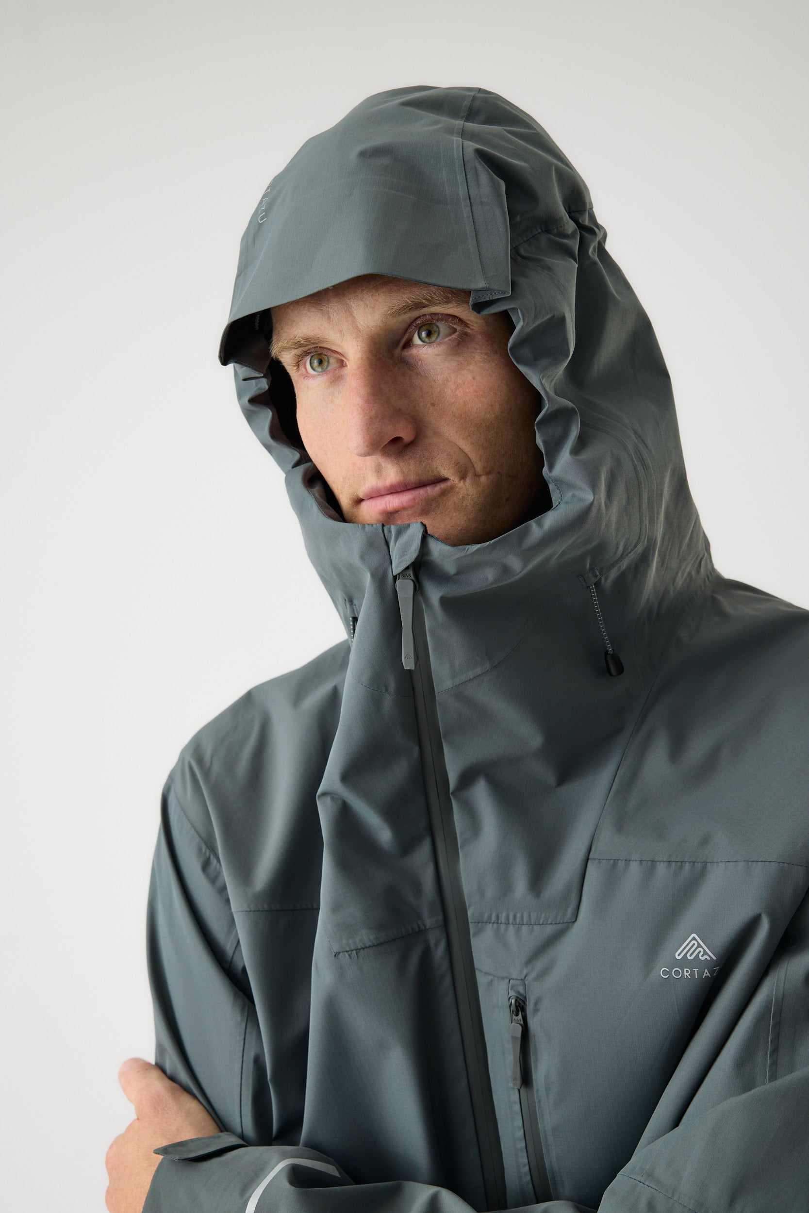 Aero Rain Jacket Mid Grey | Men