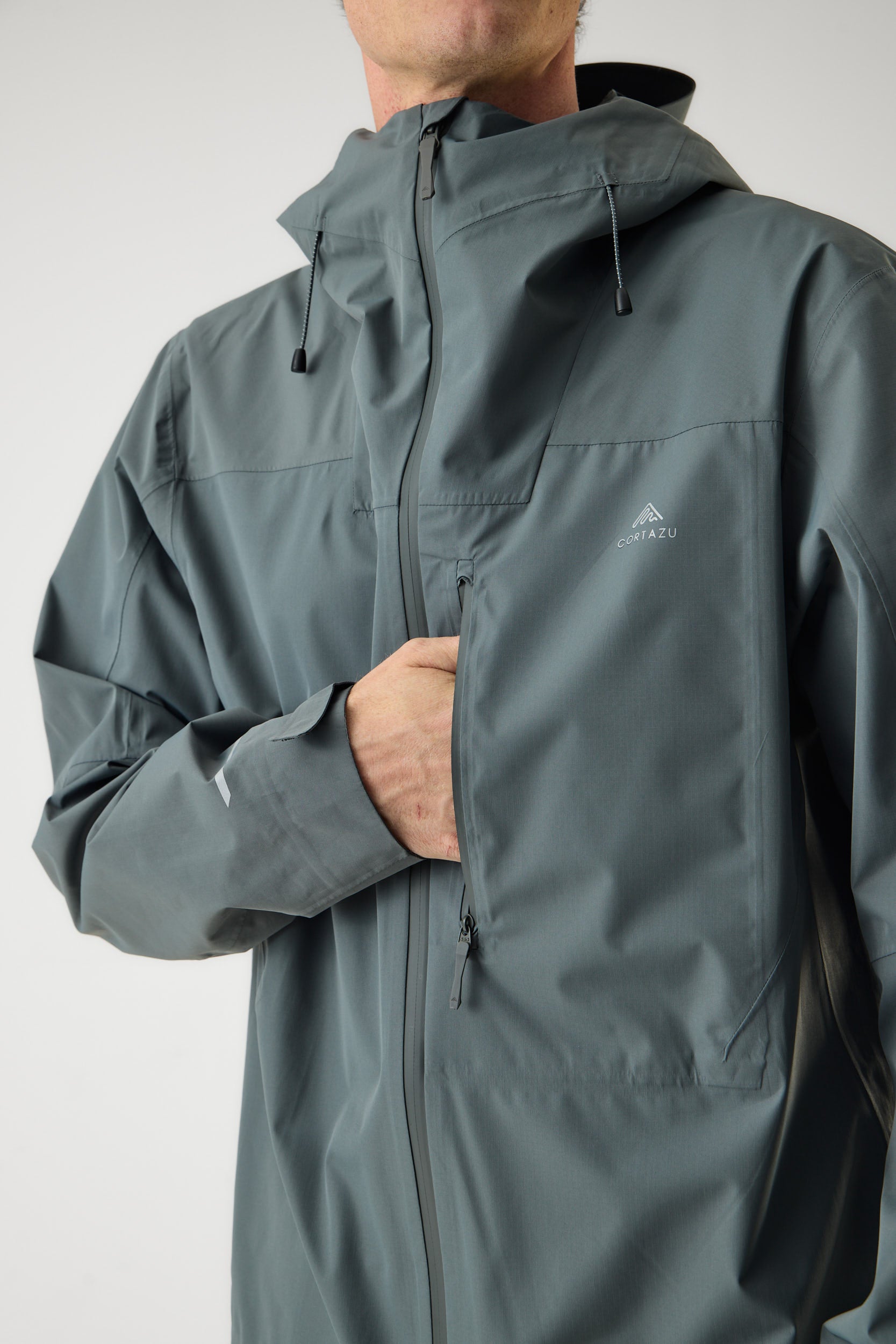 Aero Rain Jacket Mid Grey | Men