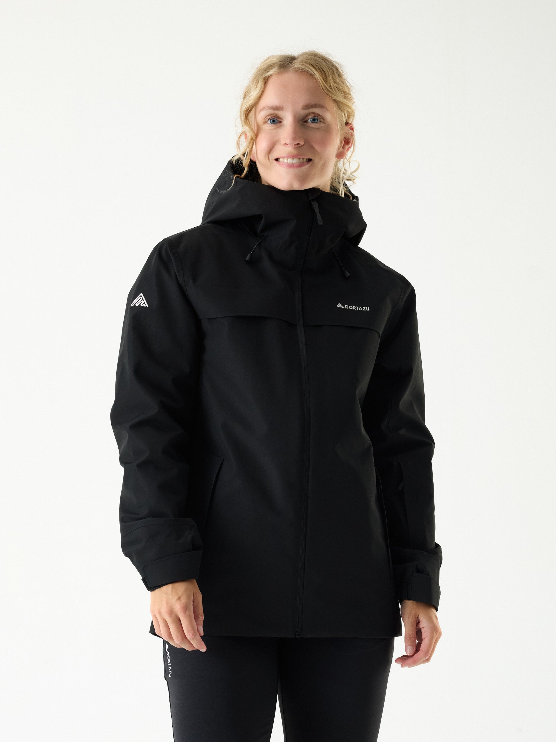 Delta INS Hardshell Jas 10M Zwart | Dames
