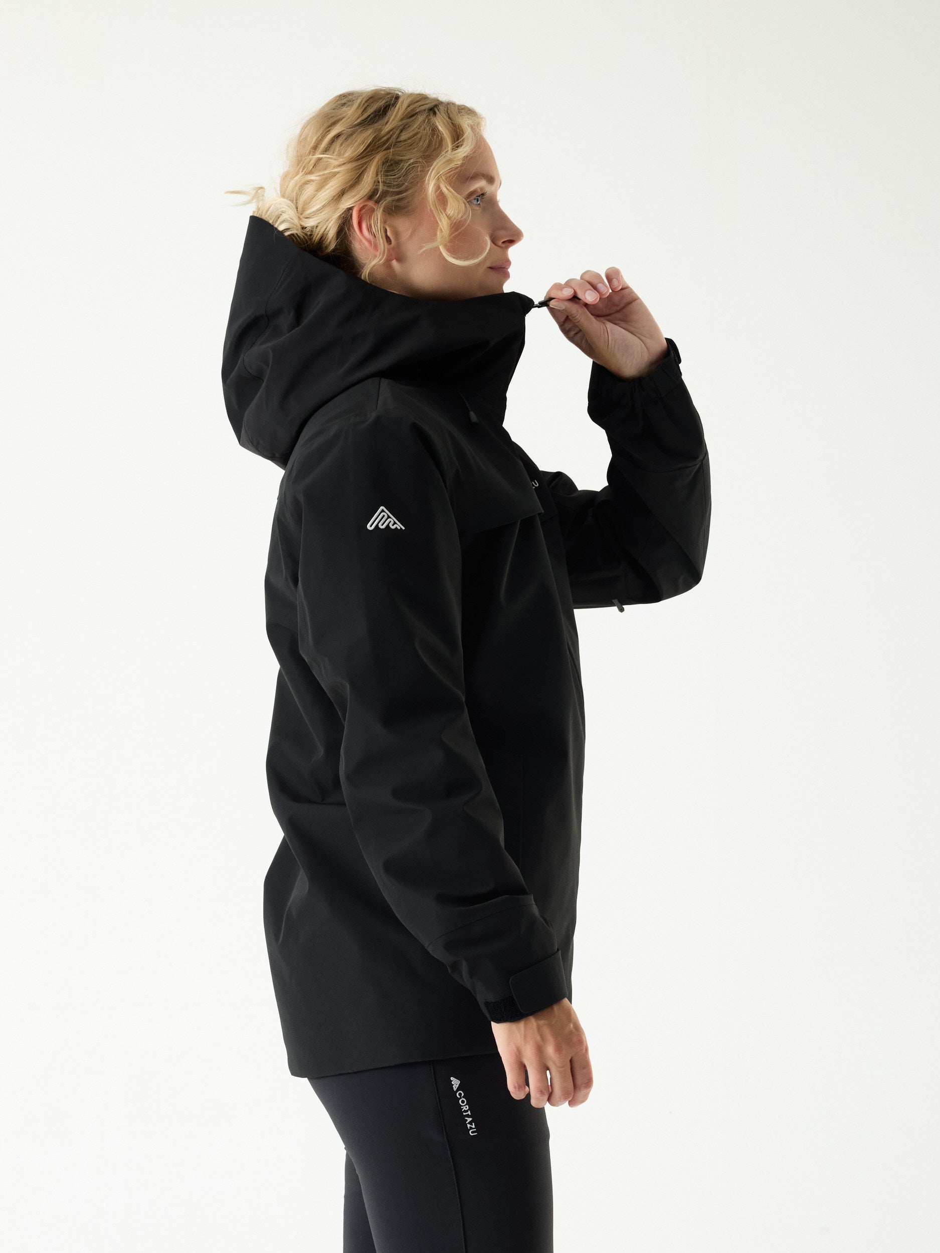 Delta INS Hardshell Jas 10M Zwart | Dames