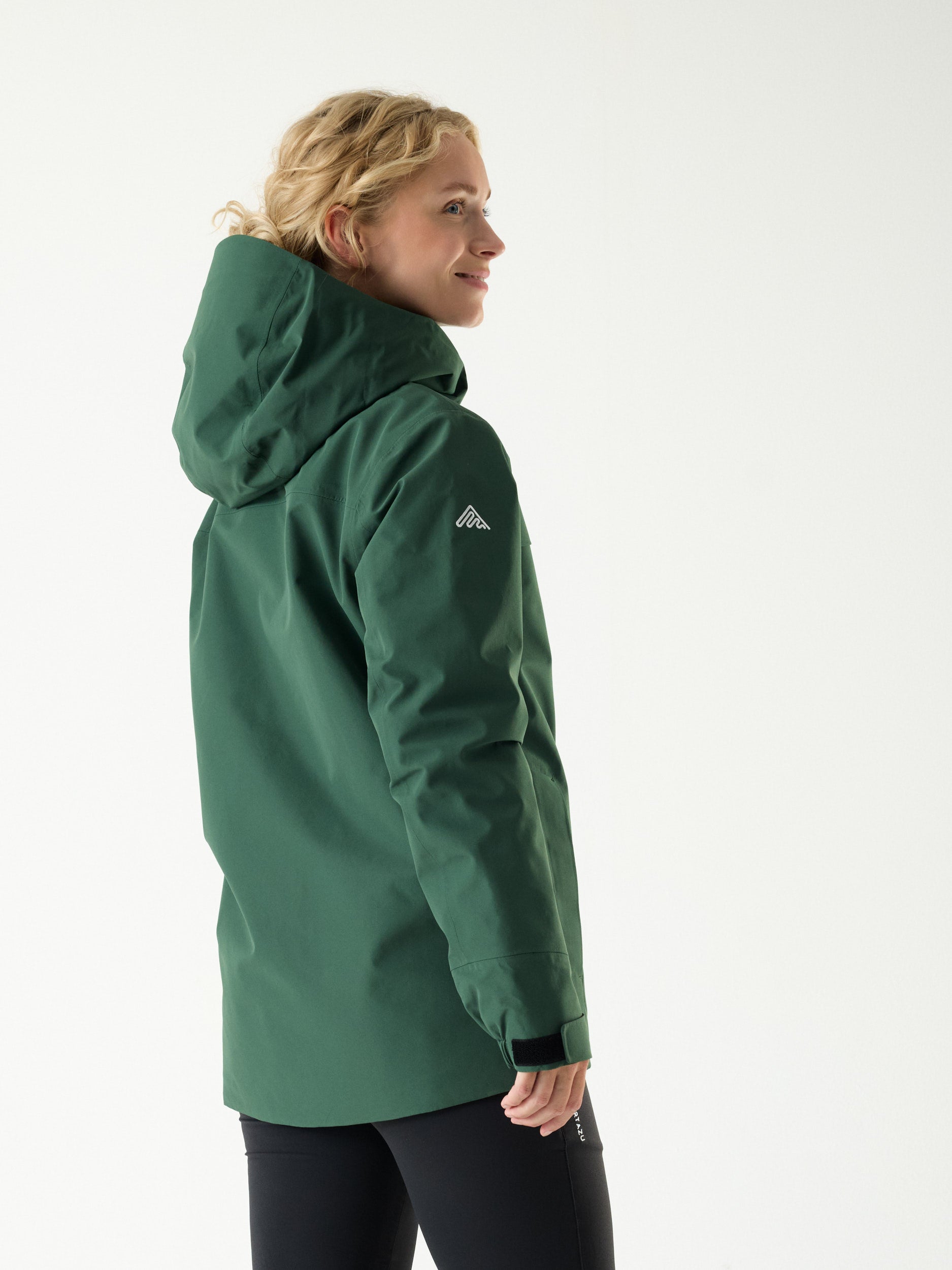 Delta INS Hardshell Jacket 10M Donkergroen | Dames 