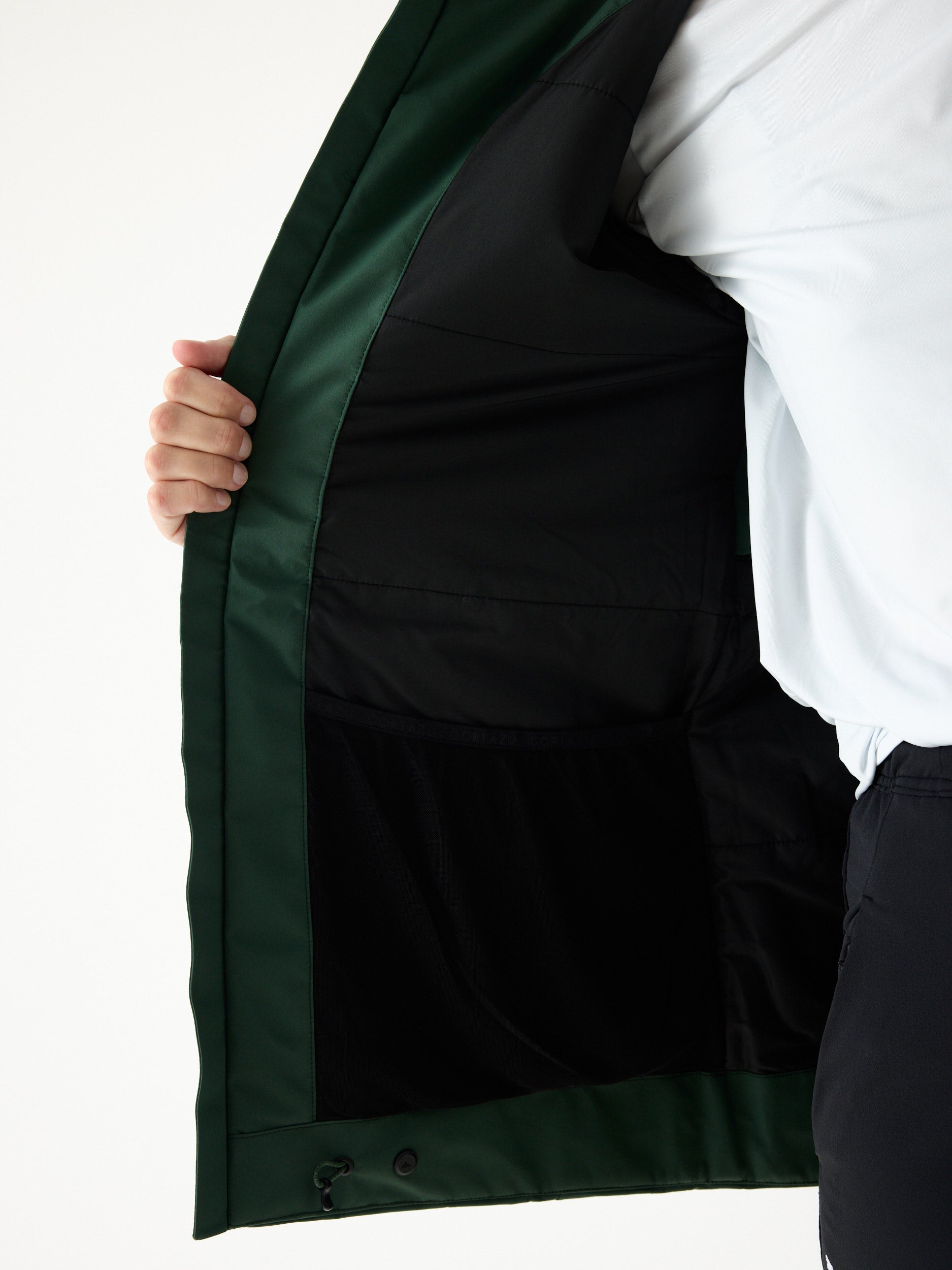 Delta INS Hardshell Jacket 10M Donkergroen | Dames 