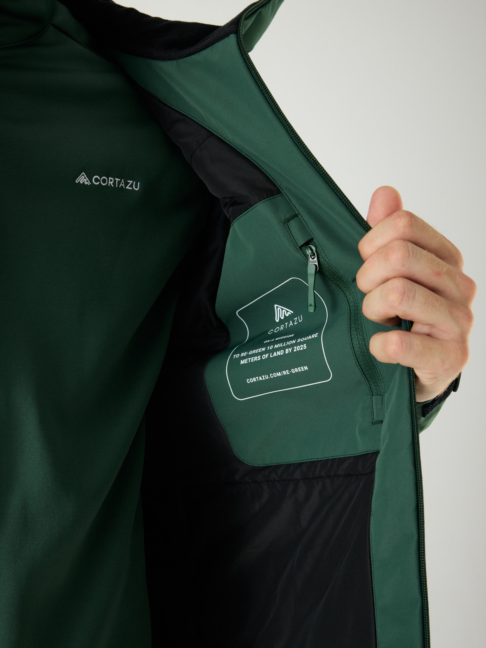 Delta INS Hardshell Jacket 10M Donkergroen | Heren