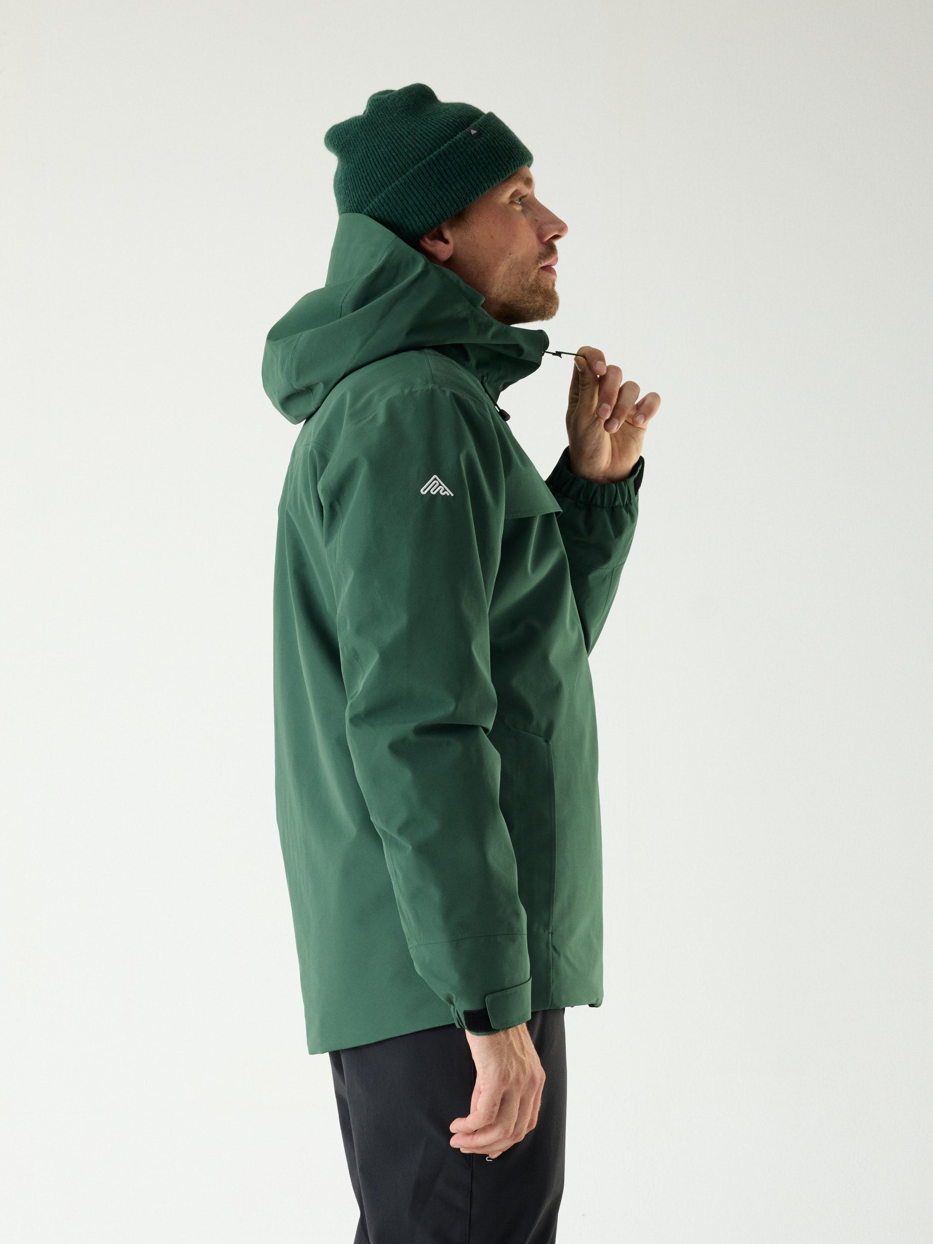 Delta INS Hardshell Jacket 10M Dark Green | Men