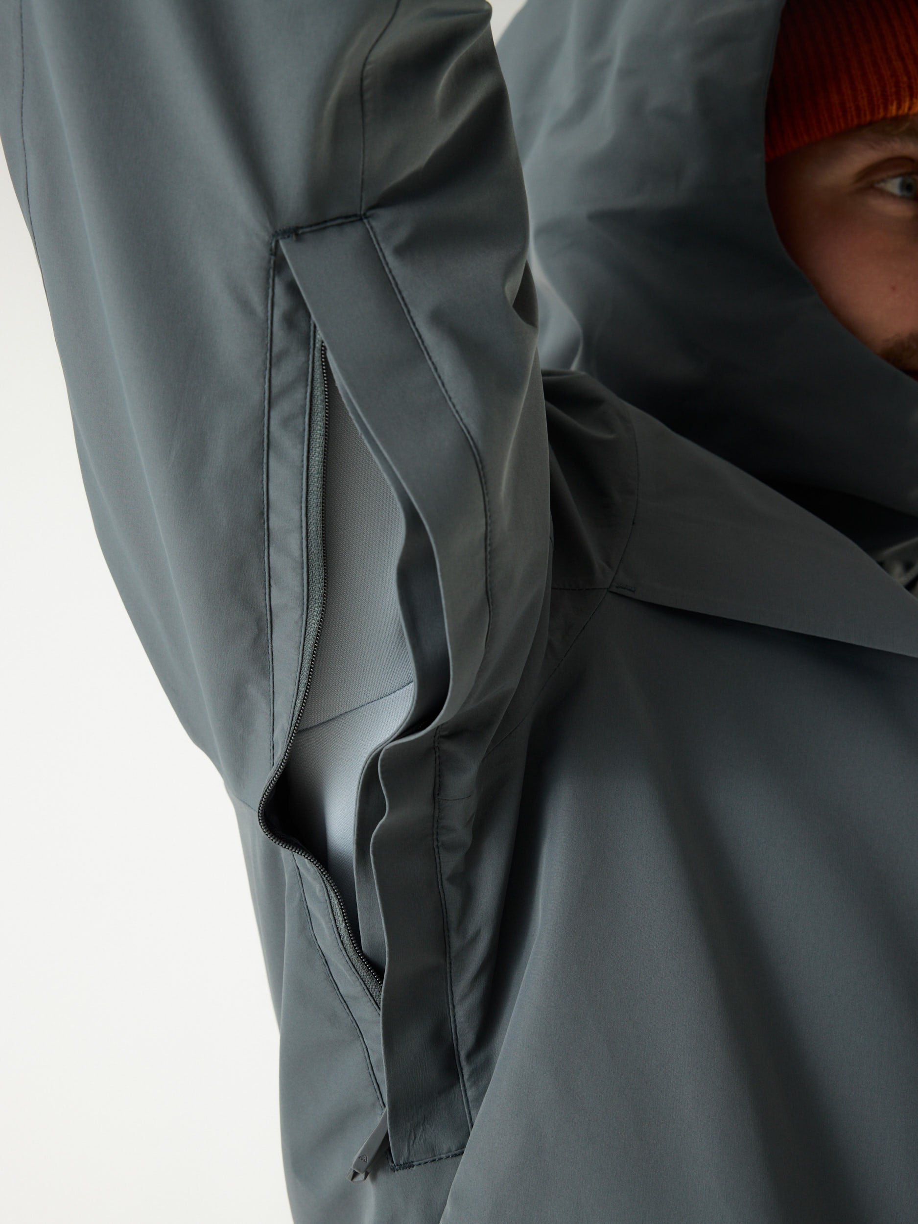 Delta INS Hardshell Jas 10M Mid Grey | Heren 