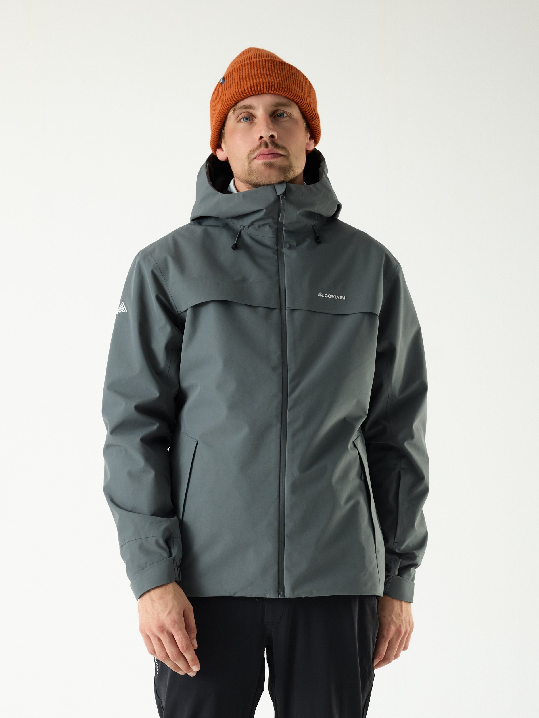 Delta INS Hardshell Jacket 10M Mid Grey | Men