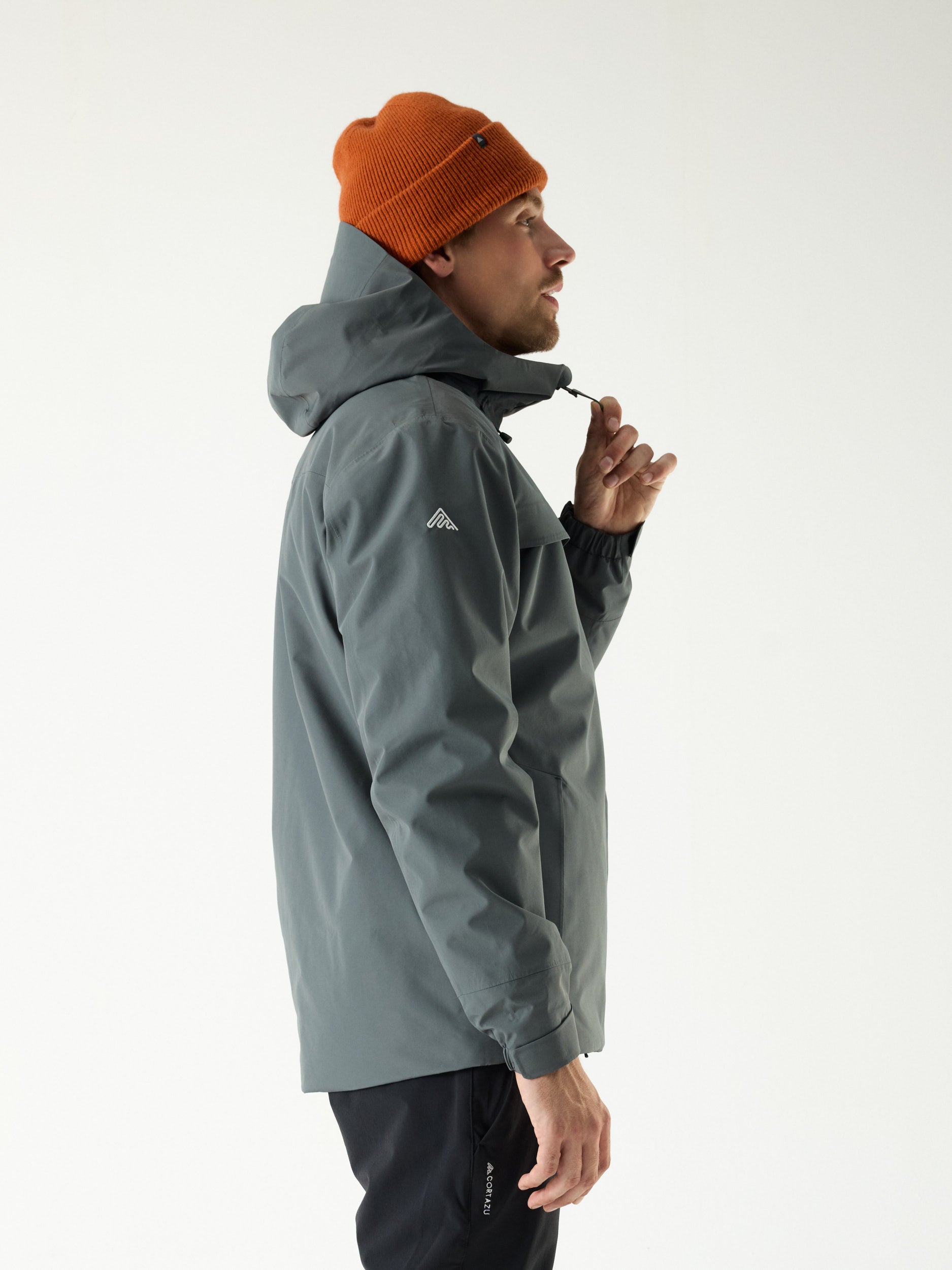Delta INS Hardshell Jacket 10M Mid Grey | Men