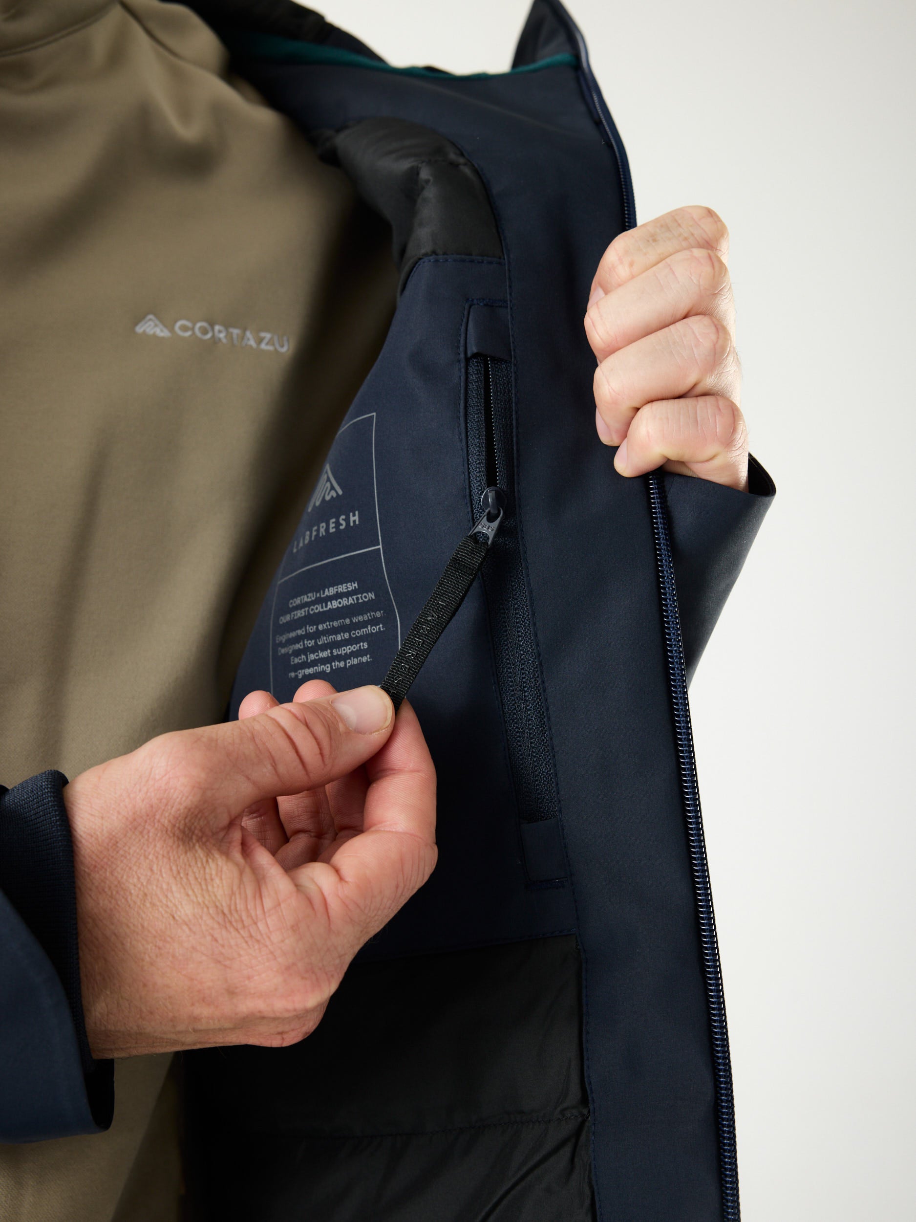 Cortazu X Labfresh Parka 10M Marineblauw | Heren 