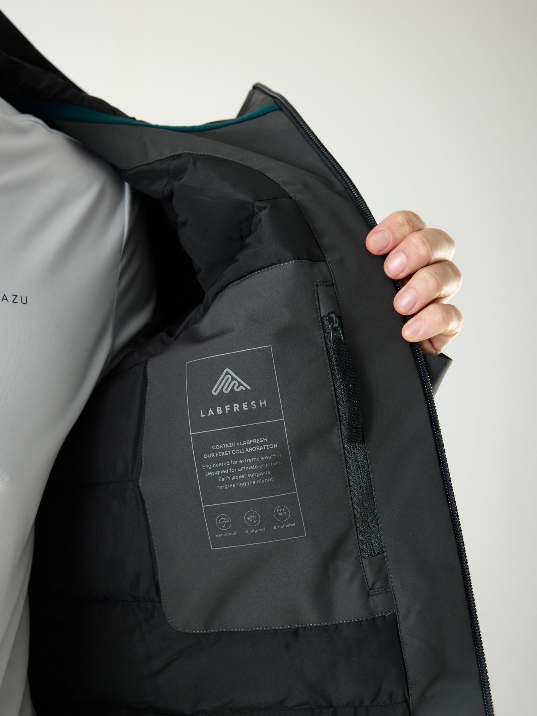 Cortazu X Labfresh Parka 10M Donkergrijs | Heren