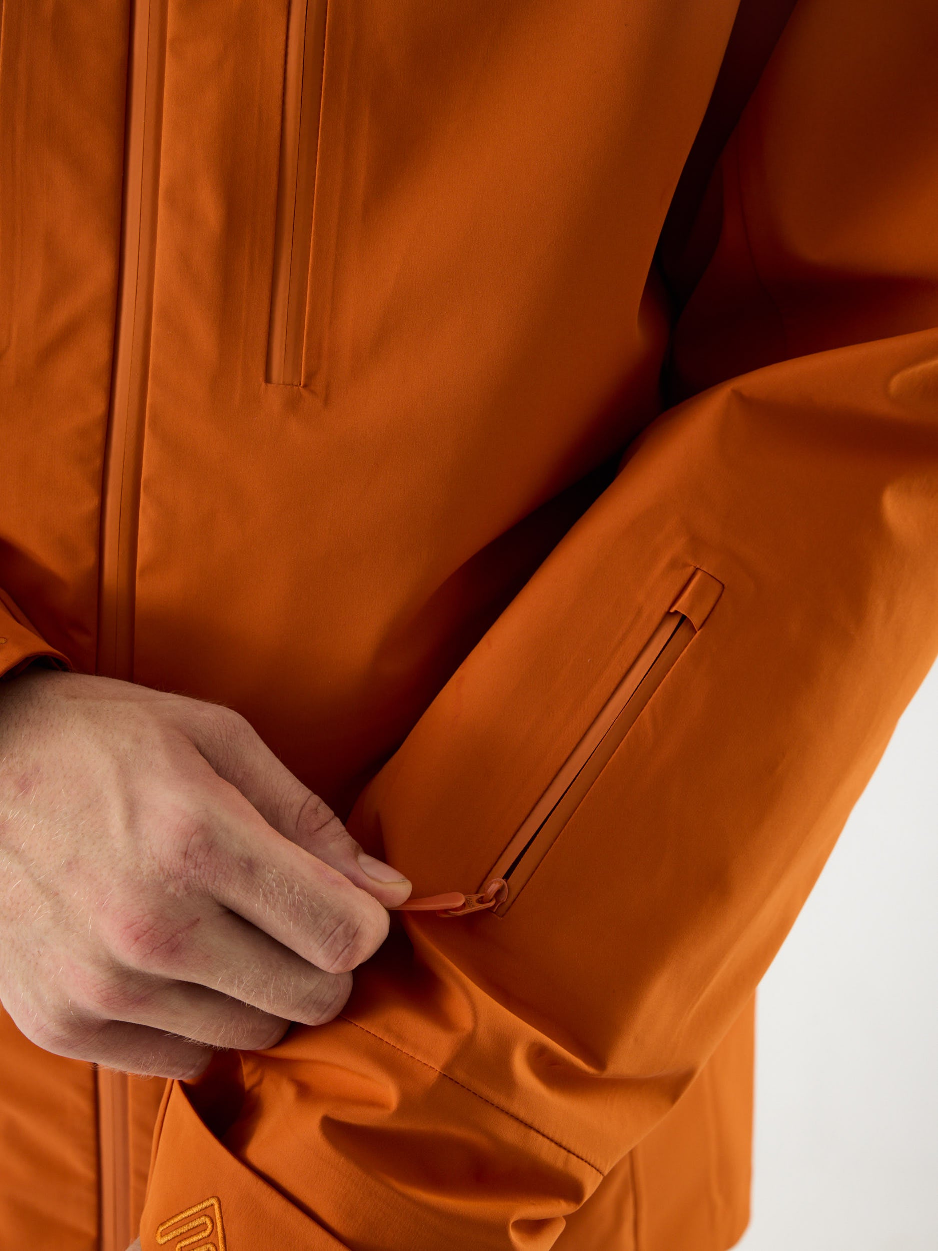 Mountain Hardshell Jacket 10M Burned Orange | Men