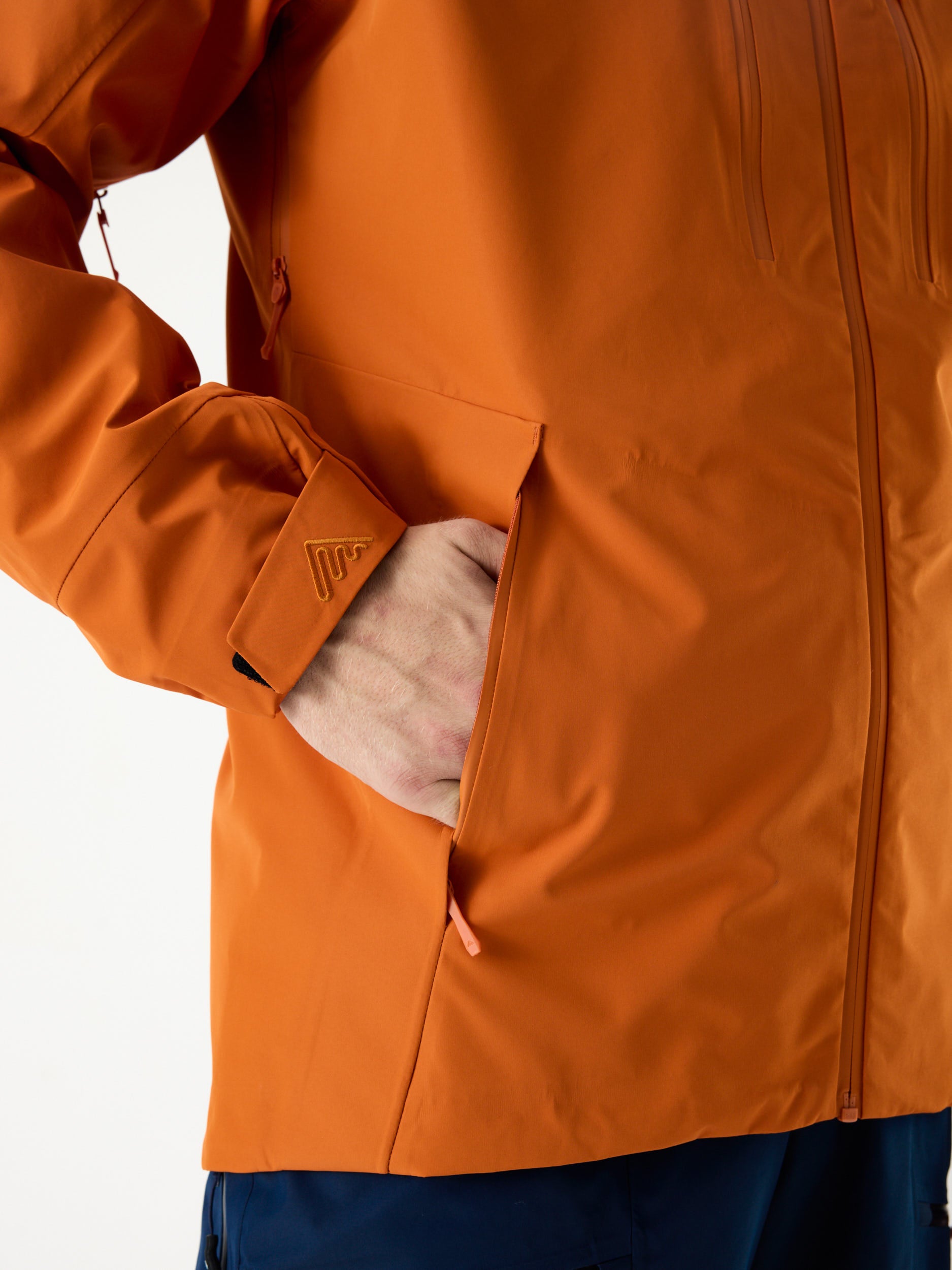 Mountain Hardshell Jacket 10M Burned Orange | Men