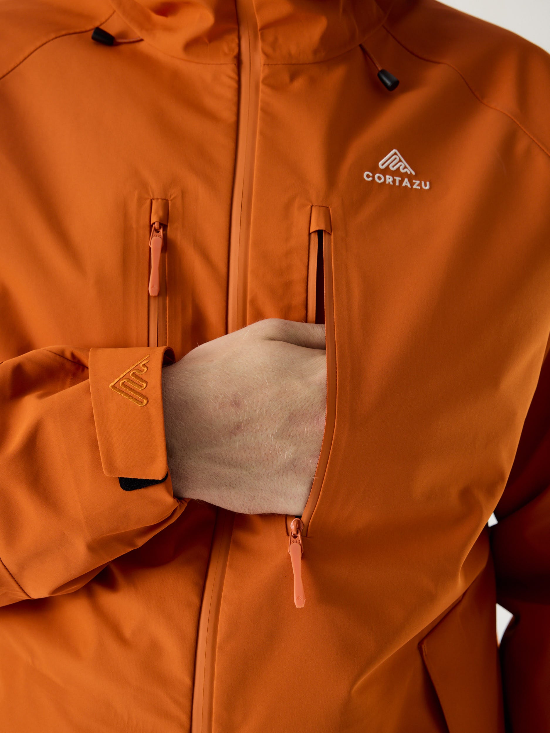 Mountain Hardshell Jacket 10M Burned Orange | Men