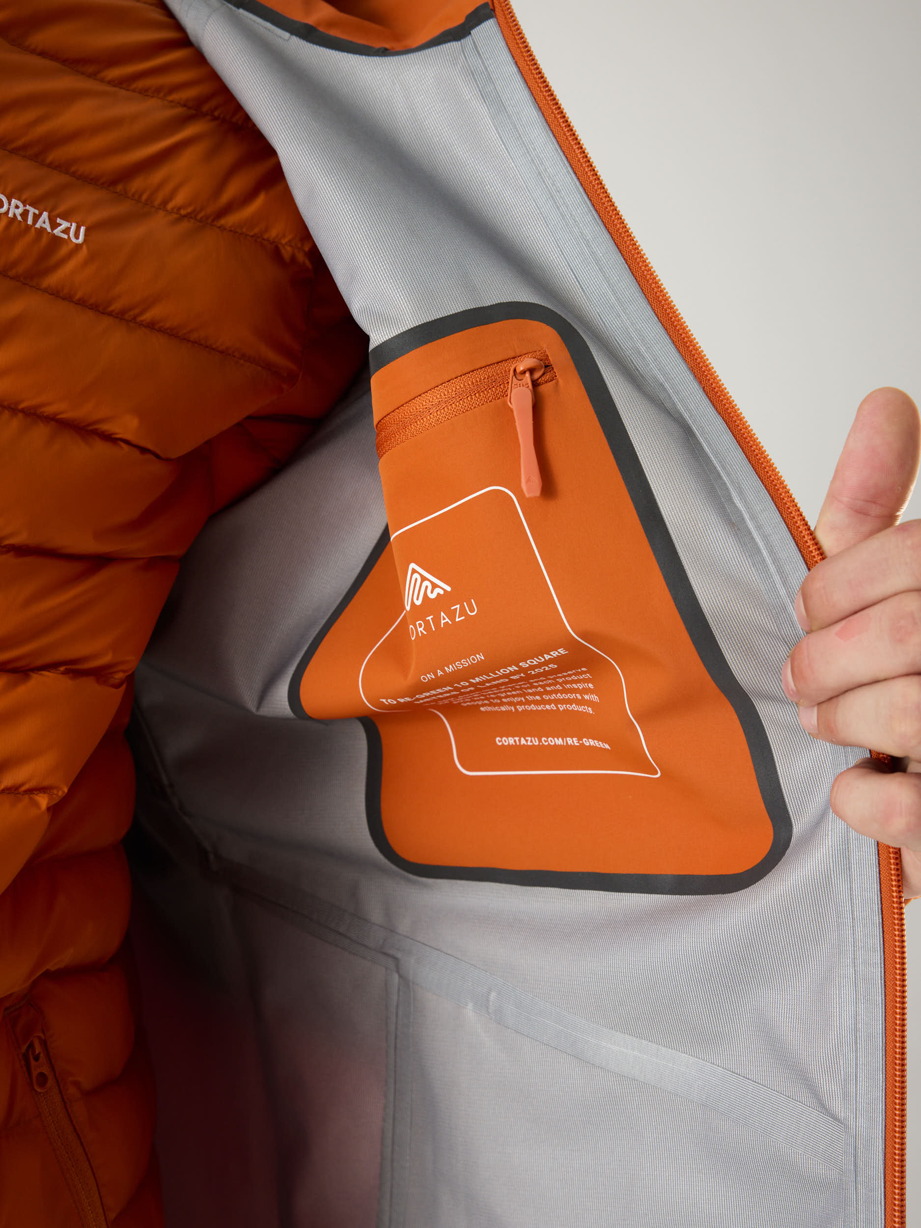 Mountain Hardshell Jacket 10M Burned Orange | Men