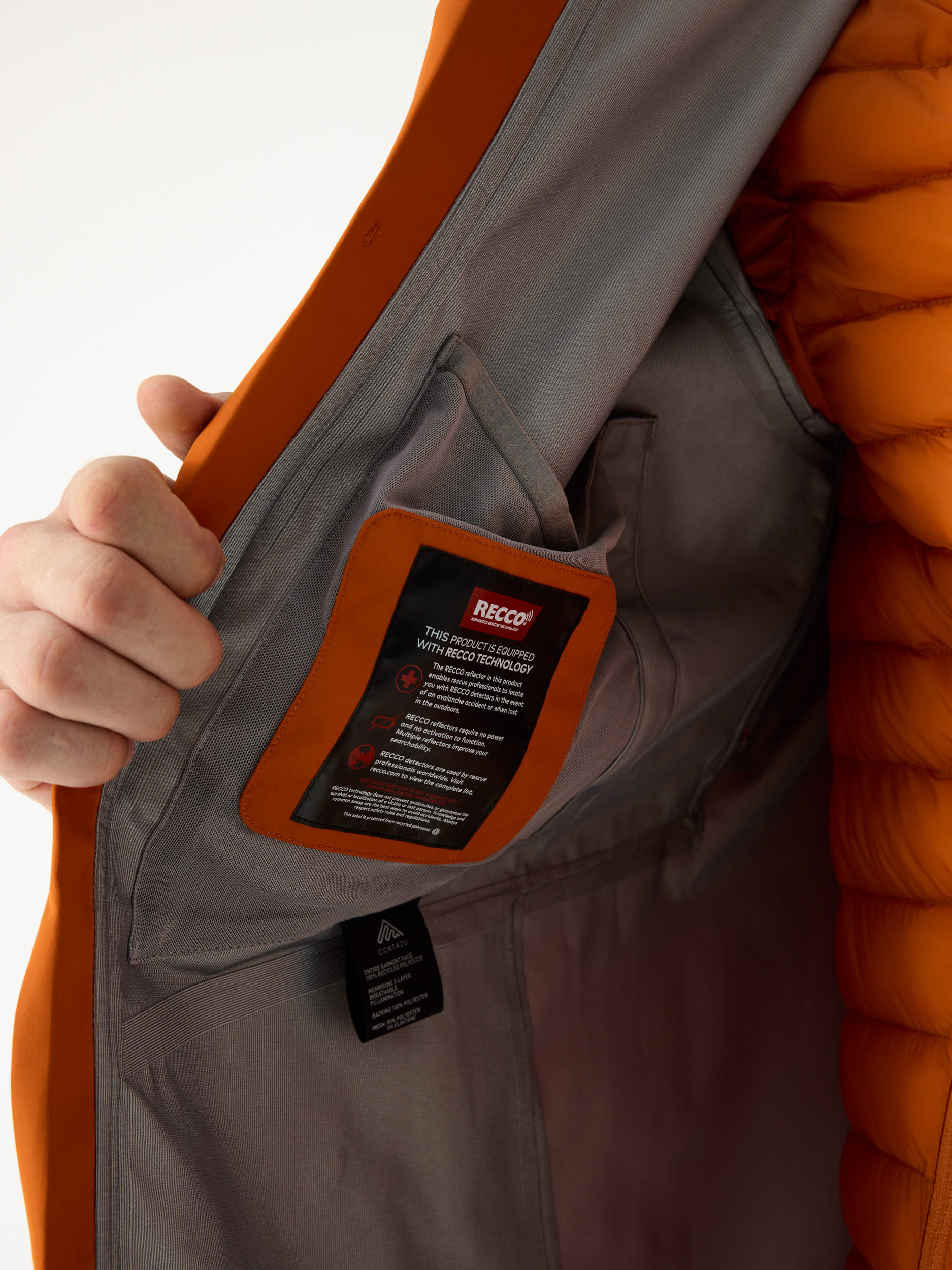 Mountain Hardshell Jacket 10M Burned Orange | Men