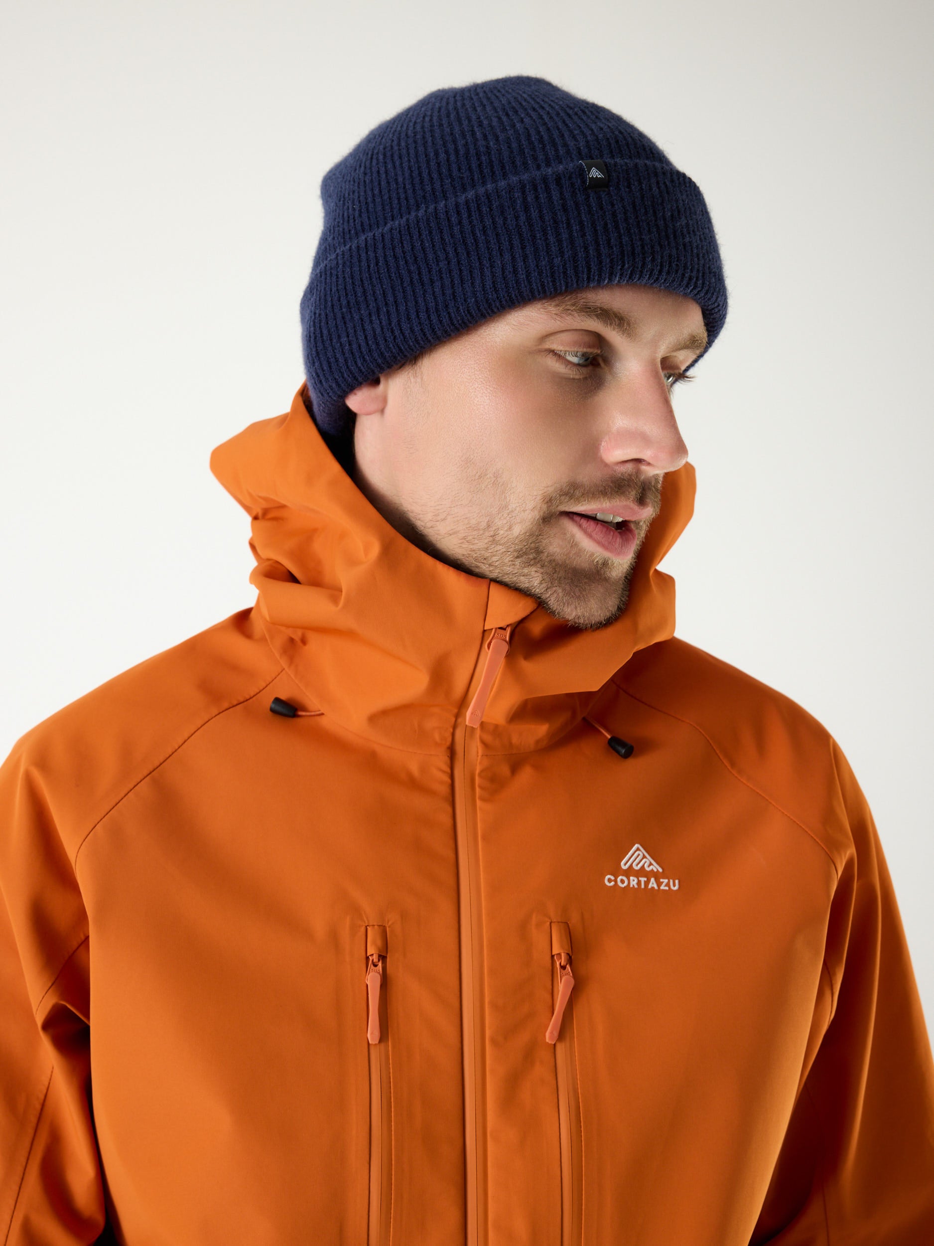 Mountain Hardshell Jacket 10M Burned Orange | Men – Cortazu